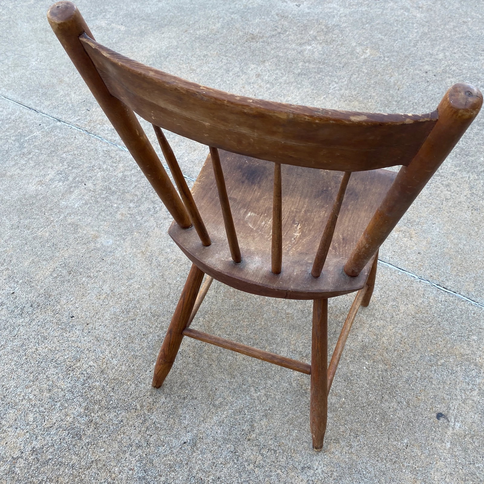 Vintage Americana Wooden Chairs - a Pair - 4