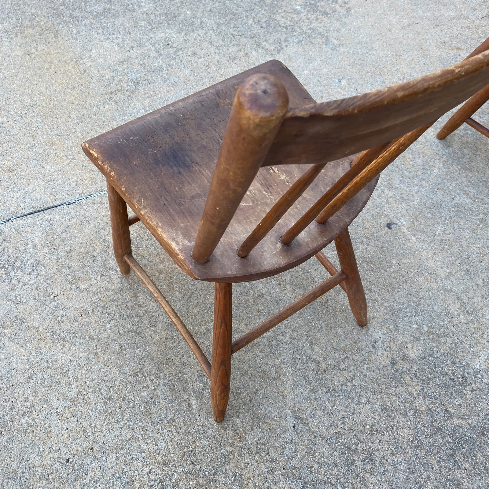 Vintage Americana Wooden Chairs - a Pair - 5