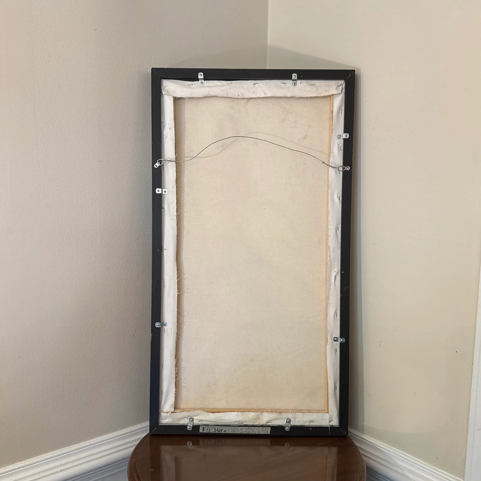 1970s Vintage Abstract Portrait Painting - 9