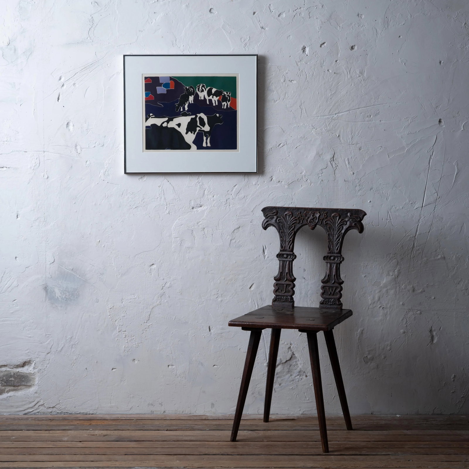 Woody Jackson Ben Jerry's Holstein Cows Lithograph - 2