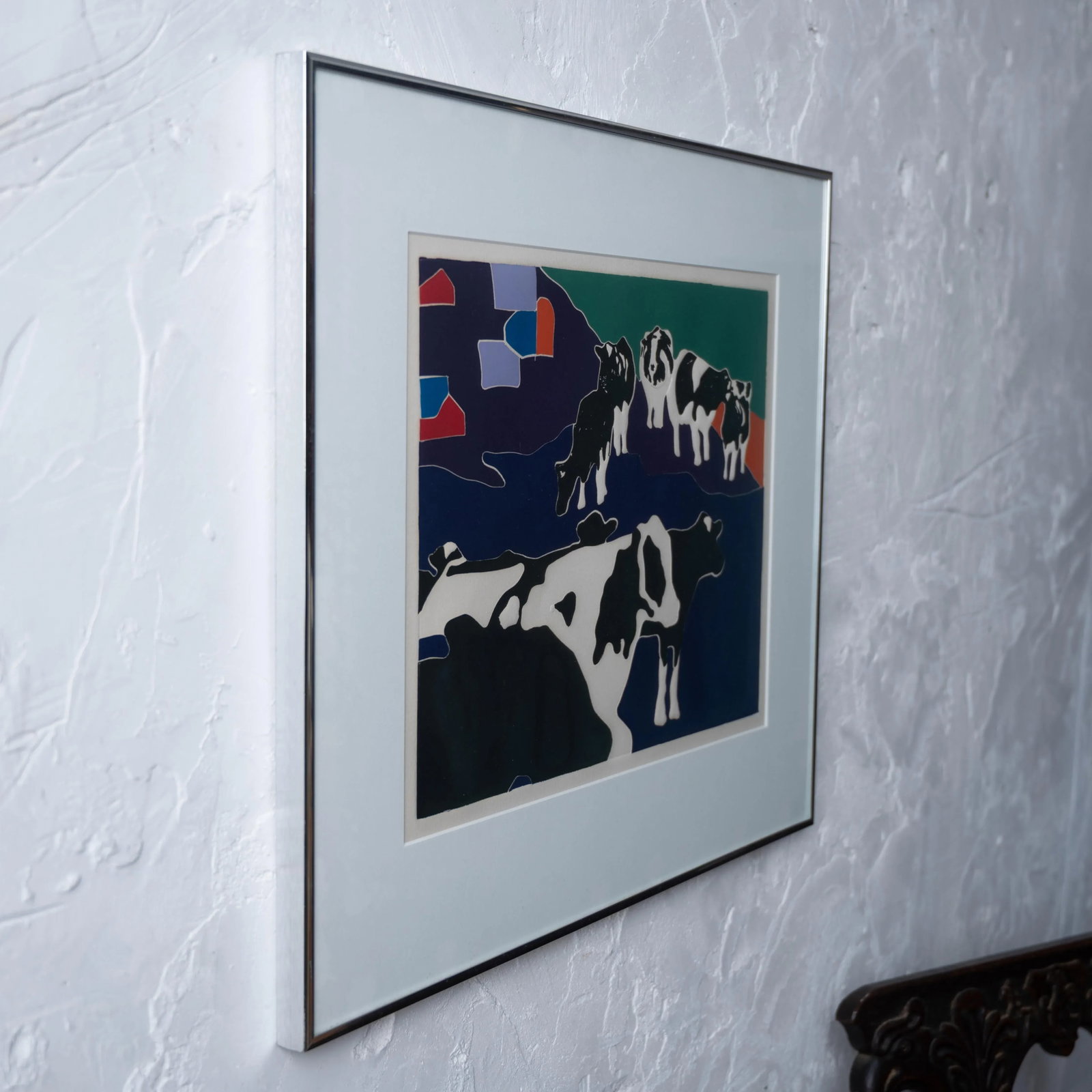 Woody Jackson Ben Jerry's Holstein Cows Lithograph - 5