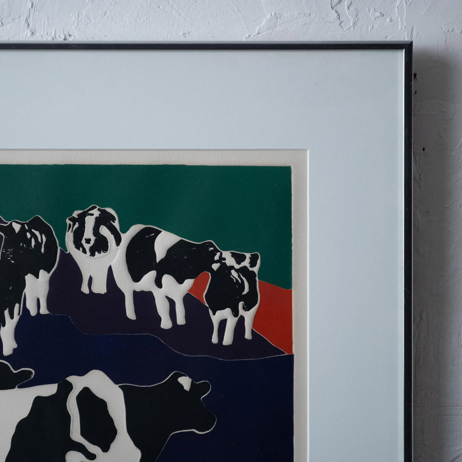 Woody Jackson Ben Jerry's Holstein Cows Lithograph - 6