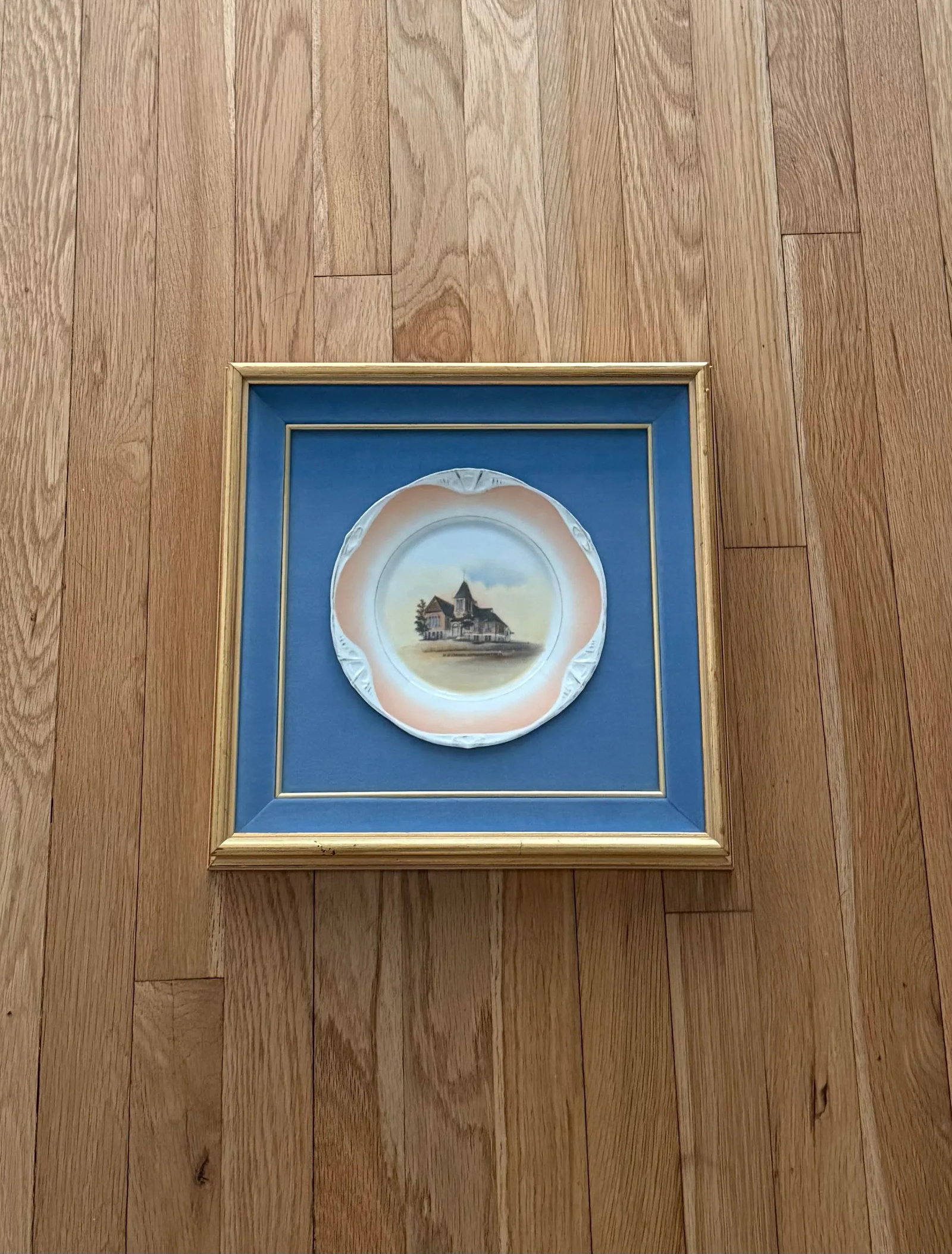 Framed Vintage Collector Plate - 2