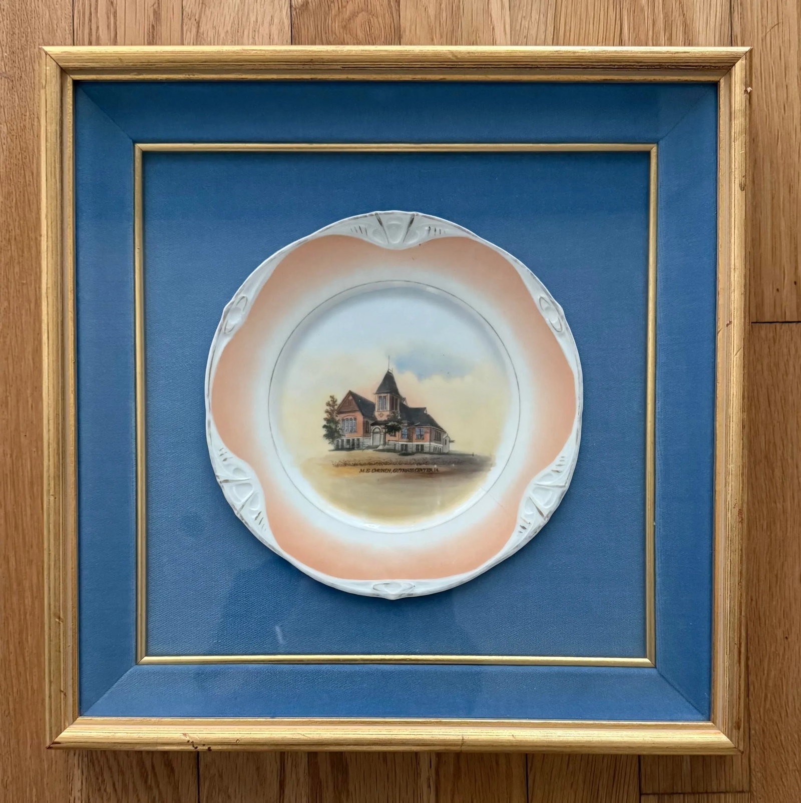Framed Vintage Collector Plate - 3
