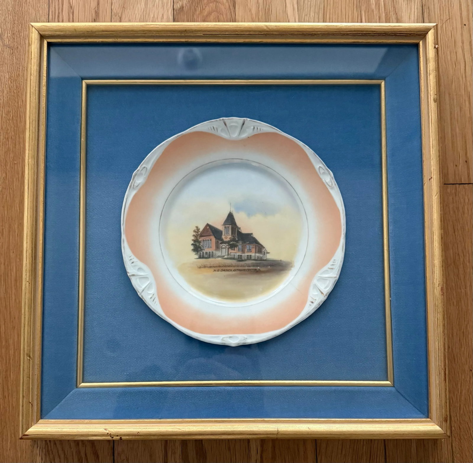 Framed Vintage Collector Plate - 4