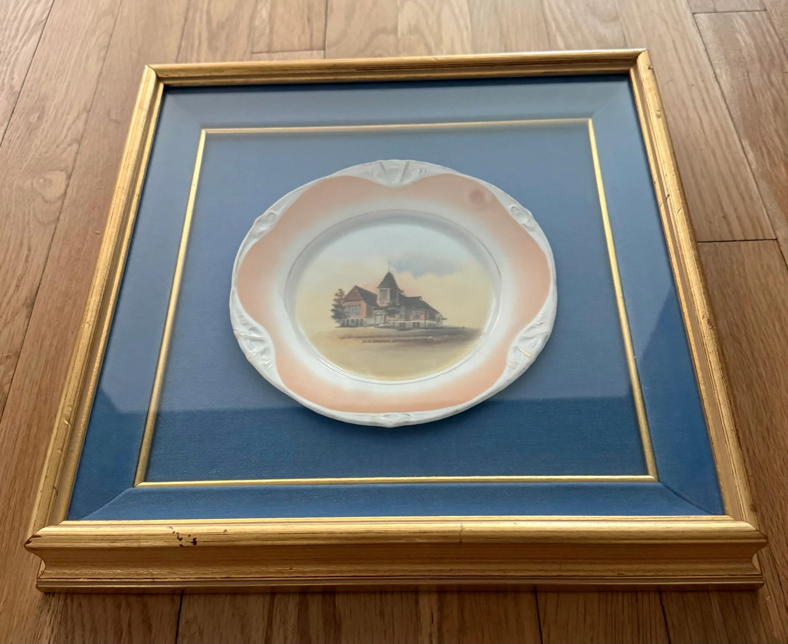 Framed Vintage Collector Plate - 5