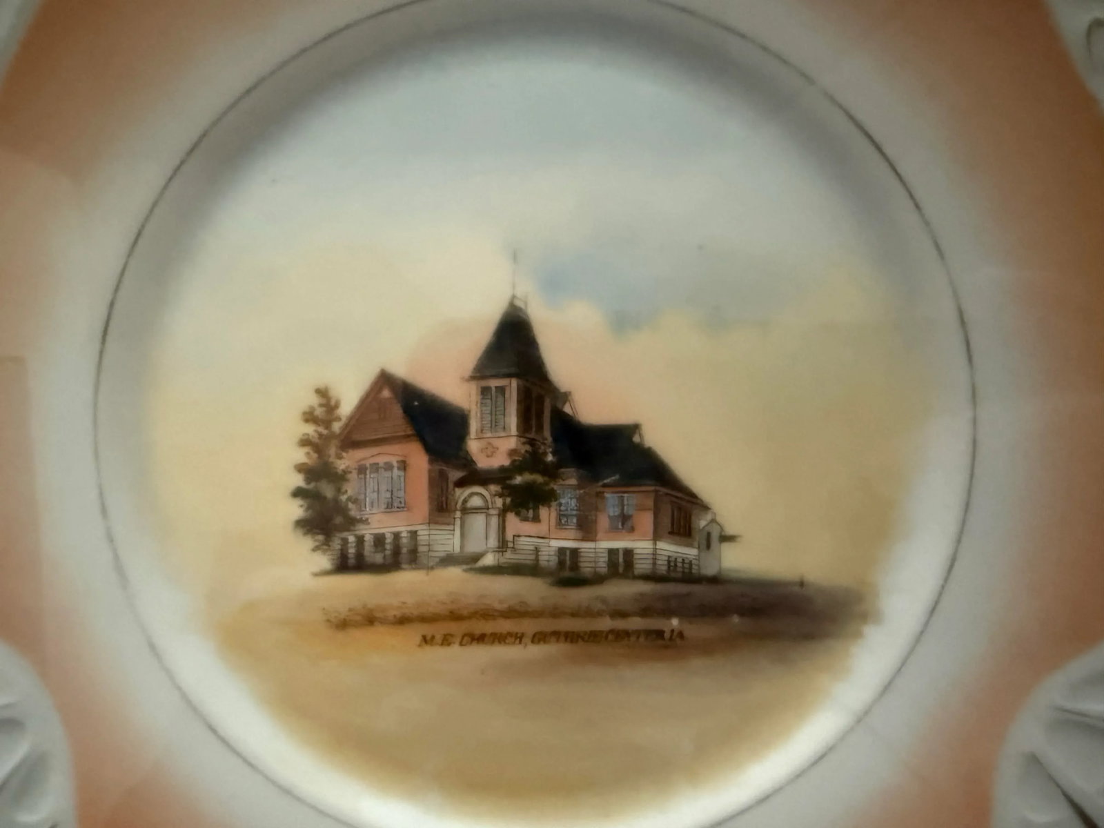 Framed Vintage Collector Plate - 8