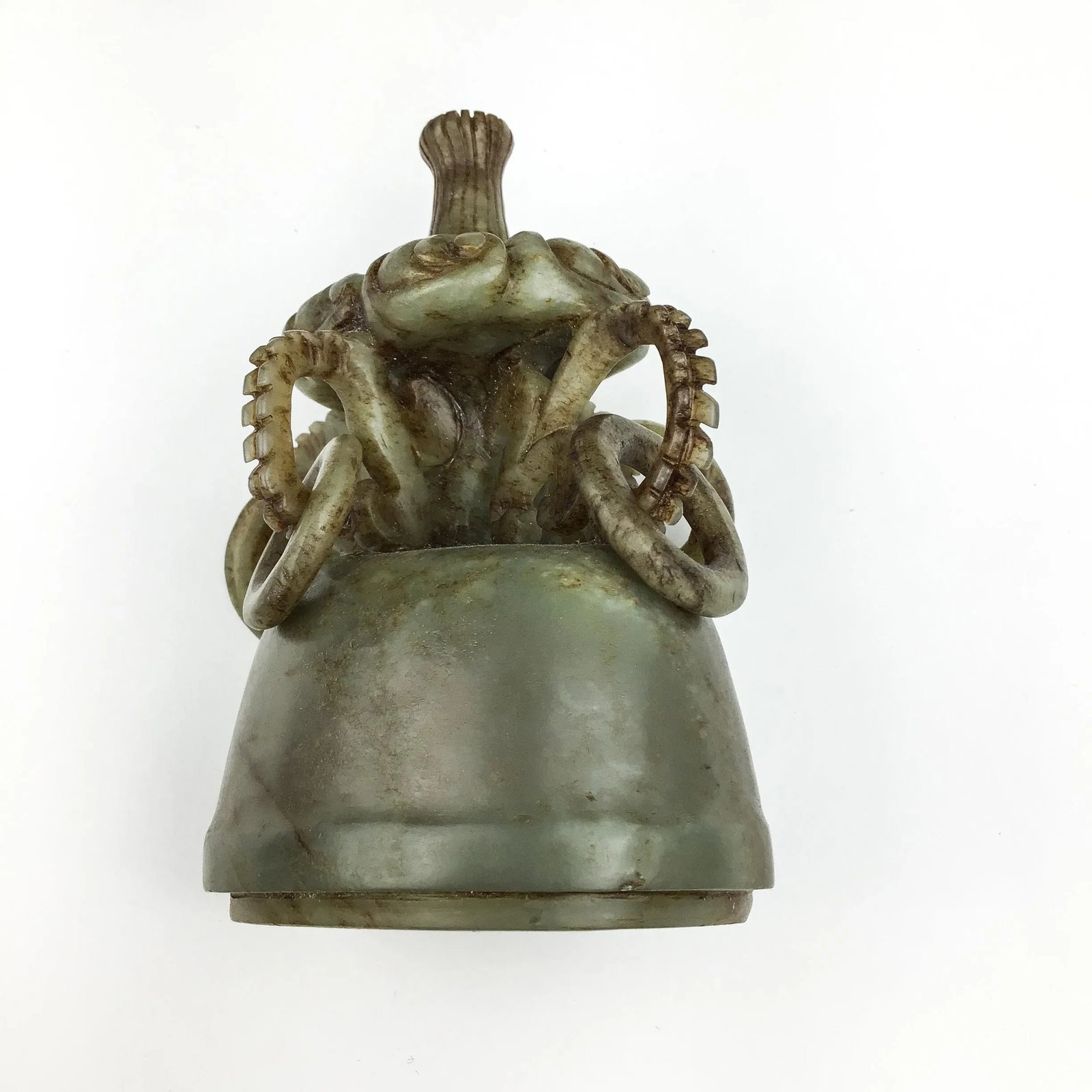 Carved Chinese Soapstone Ritual Ewer - 9