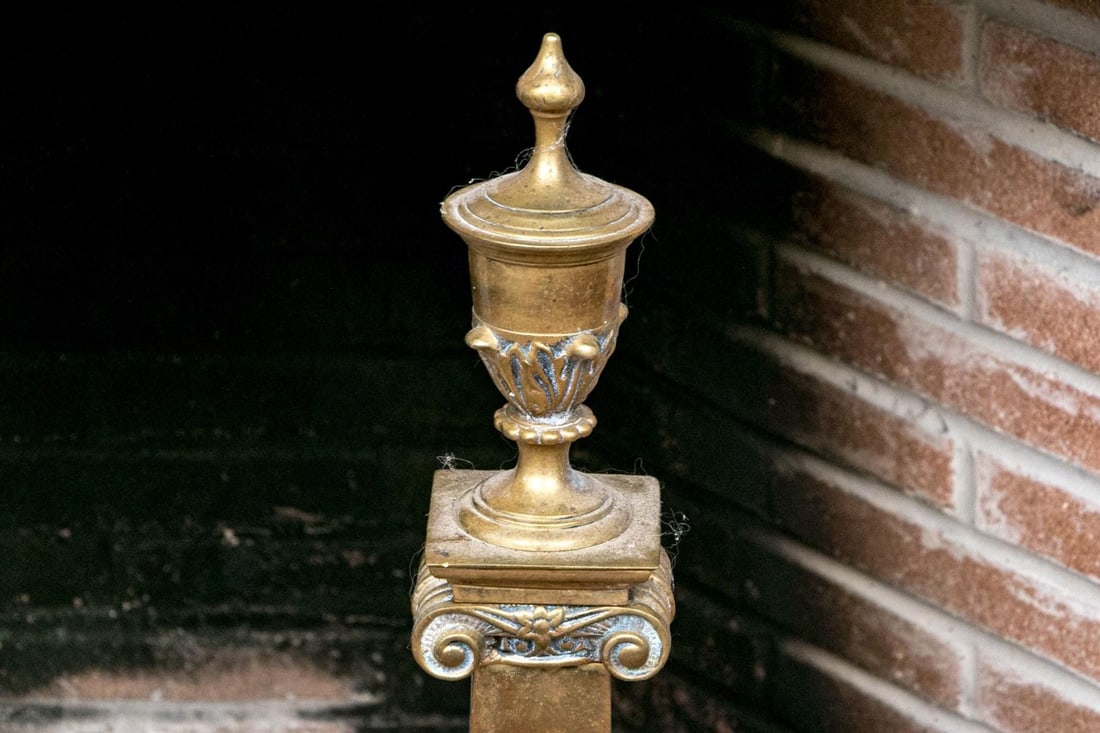 A Wonderful Collection of Antique Brass Fireplace Accessories - 2