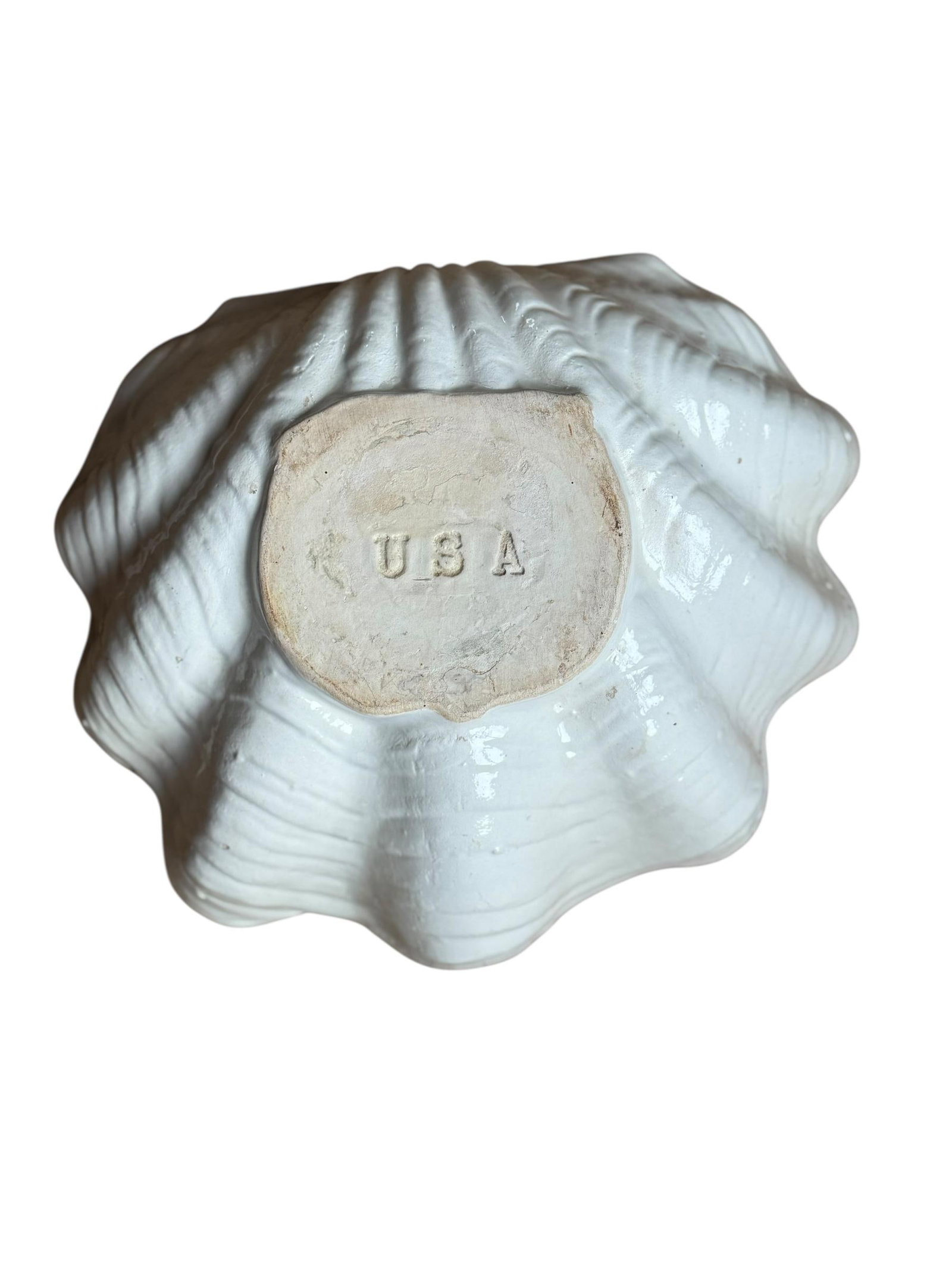 South Seas Stoneware Shell Bowl Planter - 2
