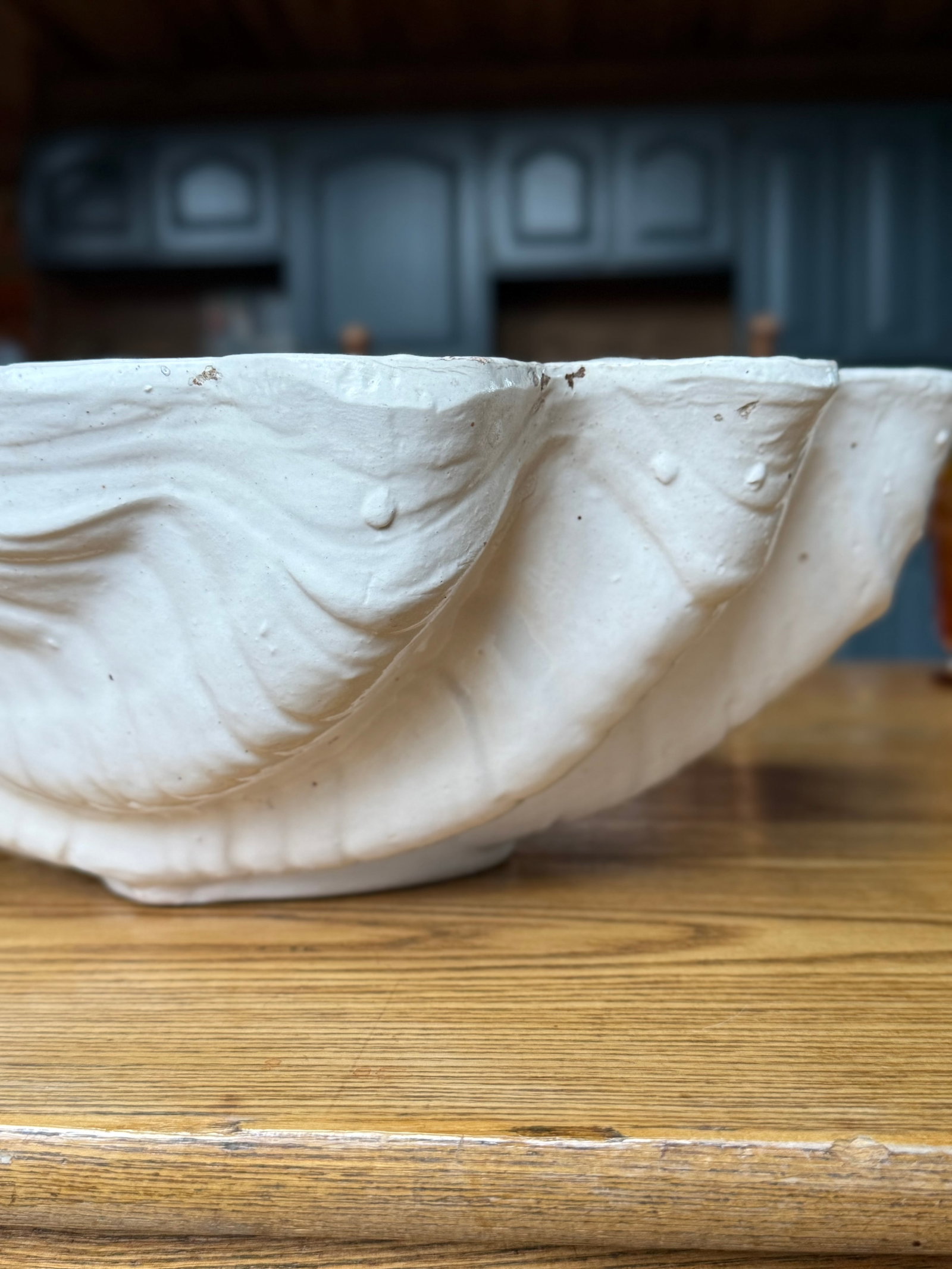 South Seas Stoneware Shell Bowl Planter - 5