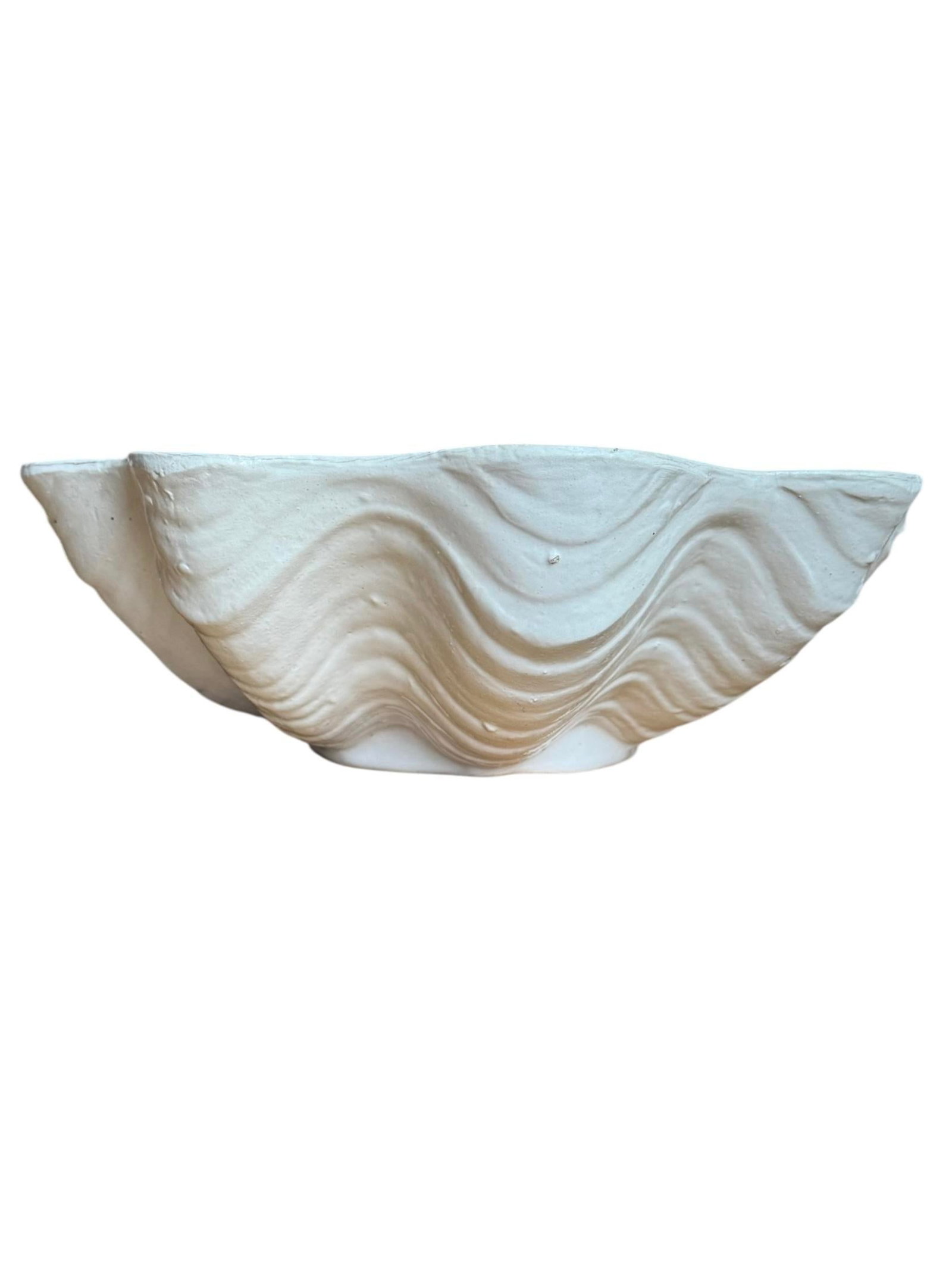 South Seas Stoneware Shell Bowl Planter - 9