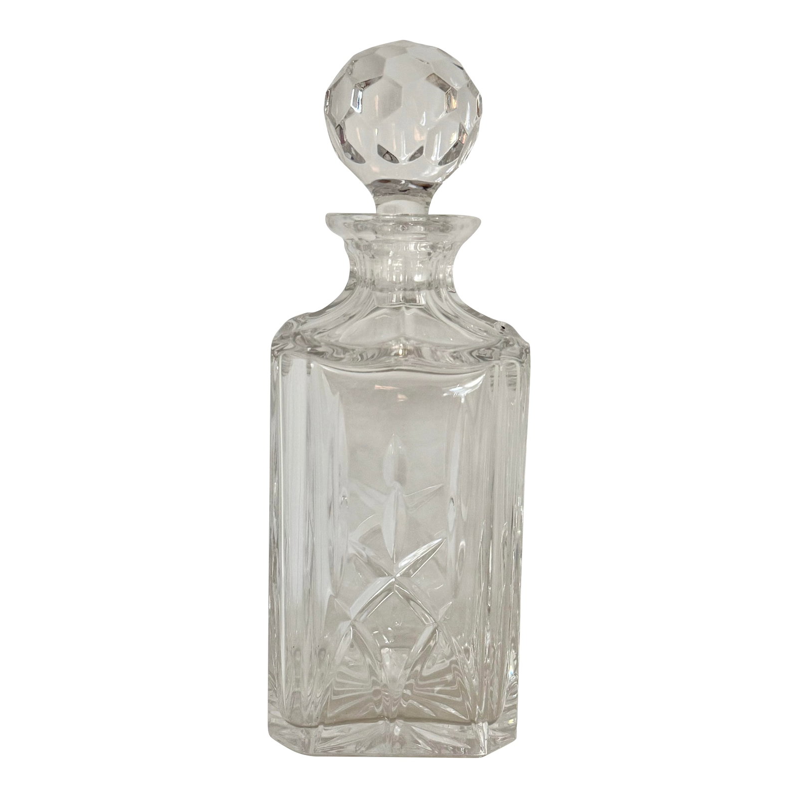 Vintage Atlantis Lead Crystal Decanter With Stopper, Signed (1 of 12)