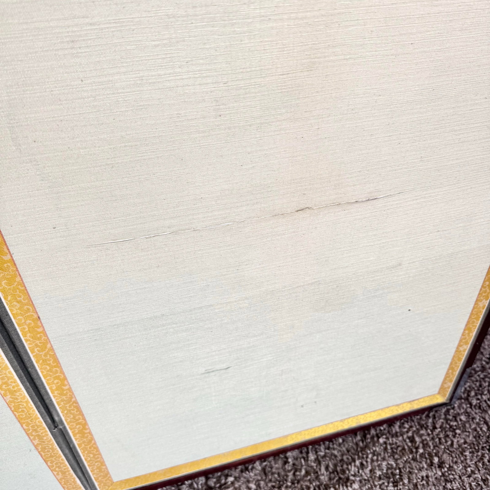 Vintage Chinese 6 Panel Screen/Room Divider - 9