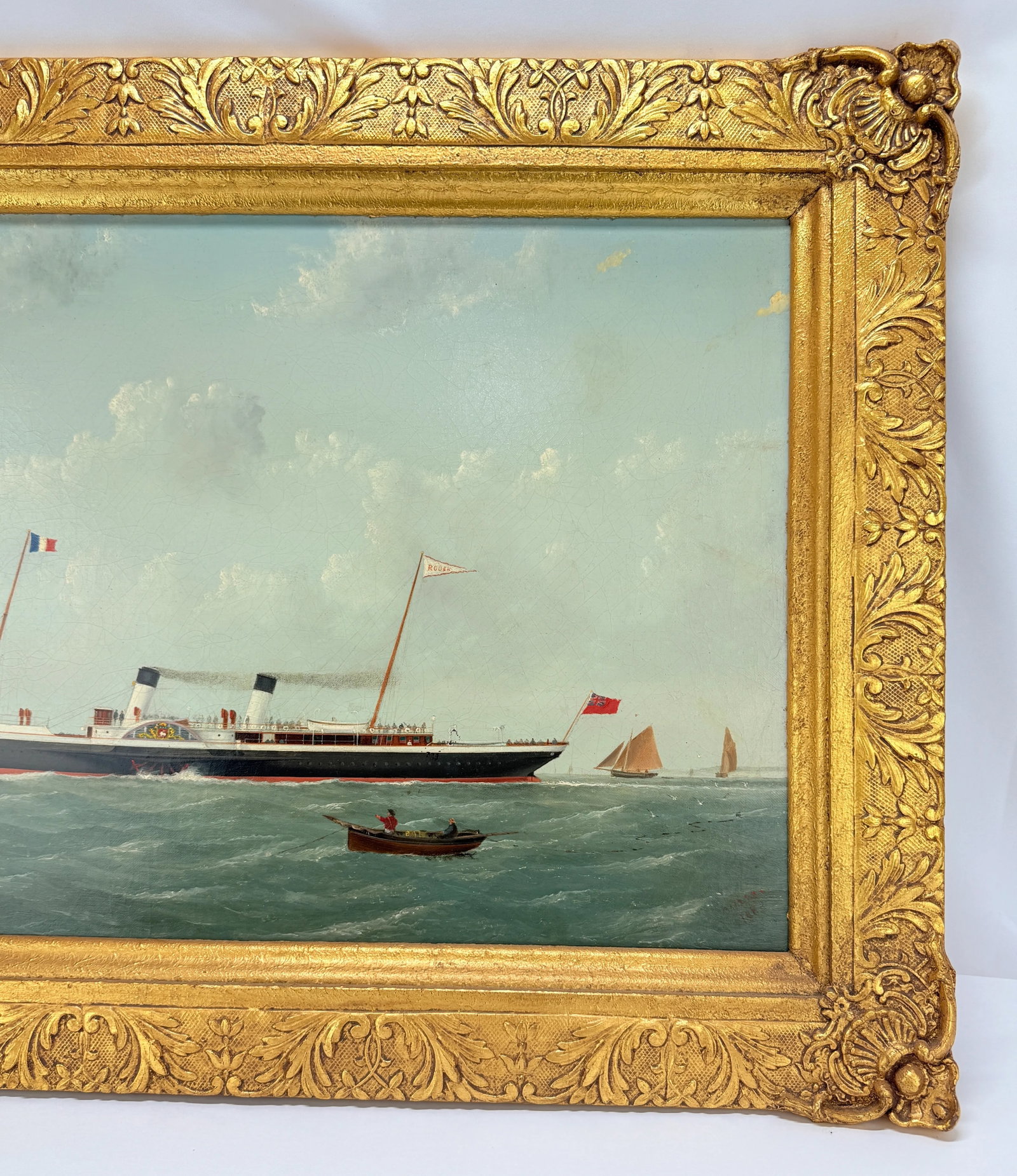 George Mears (British, Active 1860-1895) Portrait of the Steamship "Rouen", 1888 - 4