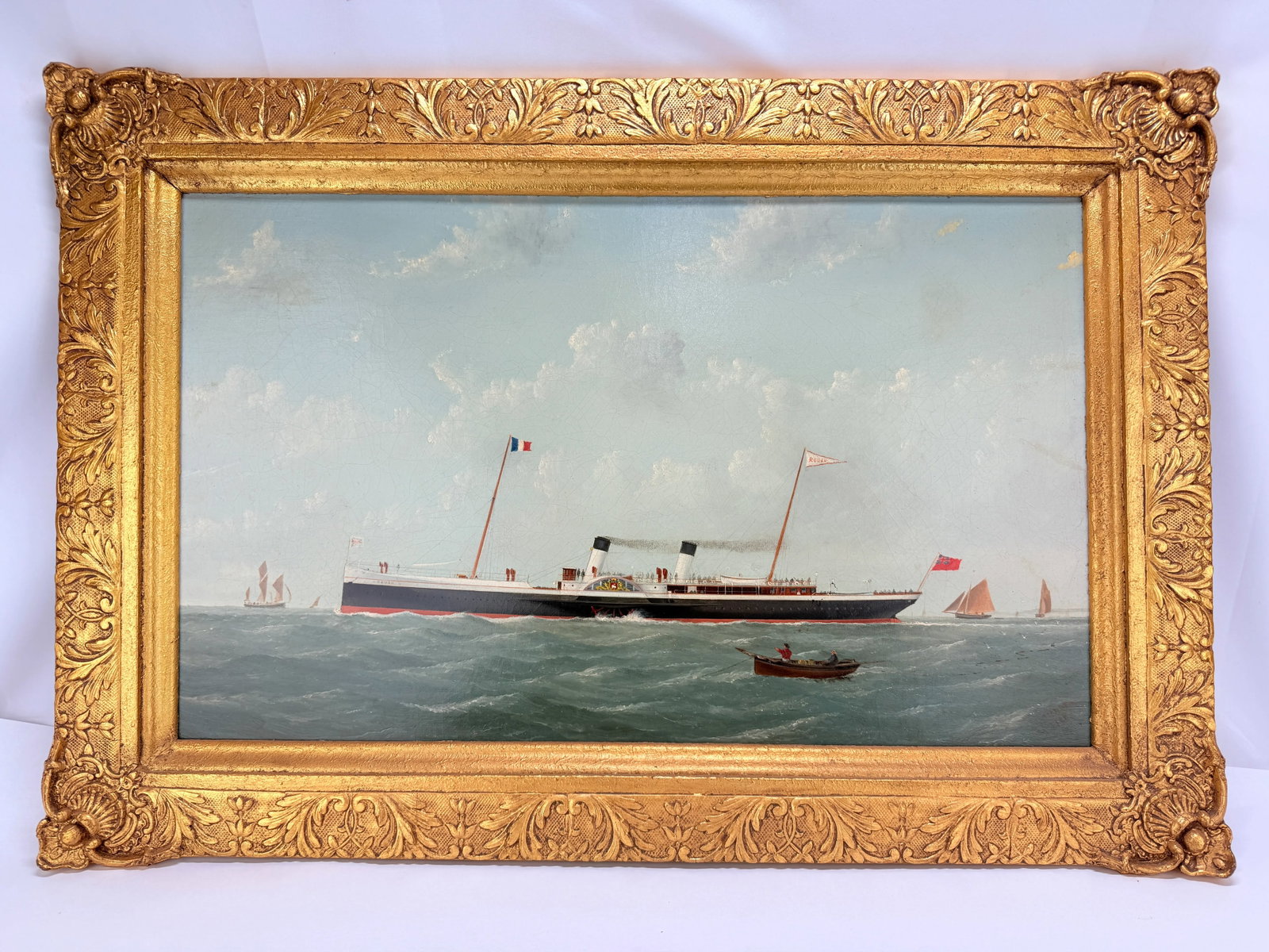 George Mears (British, Active 1860-1895) Portrait of the Steamship "Rouen", 1888 - 5
