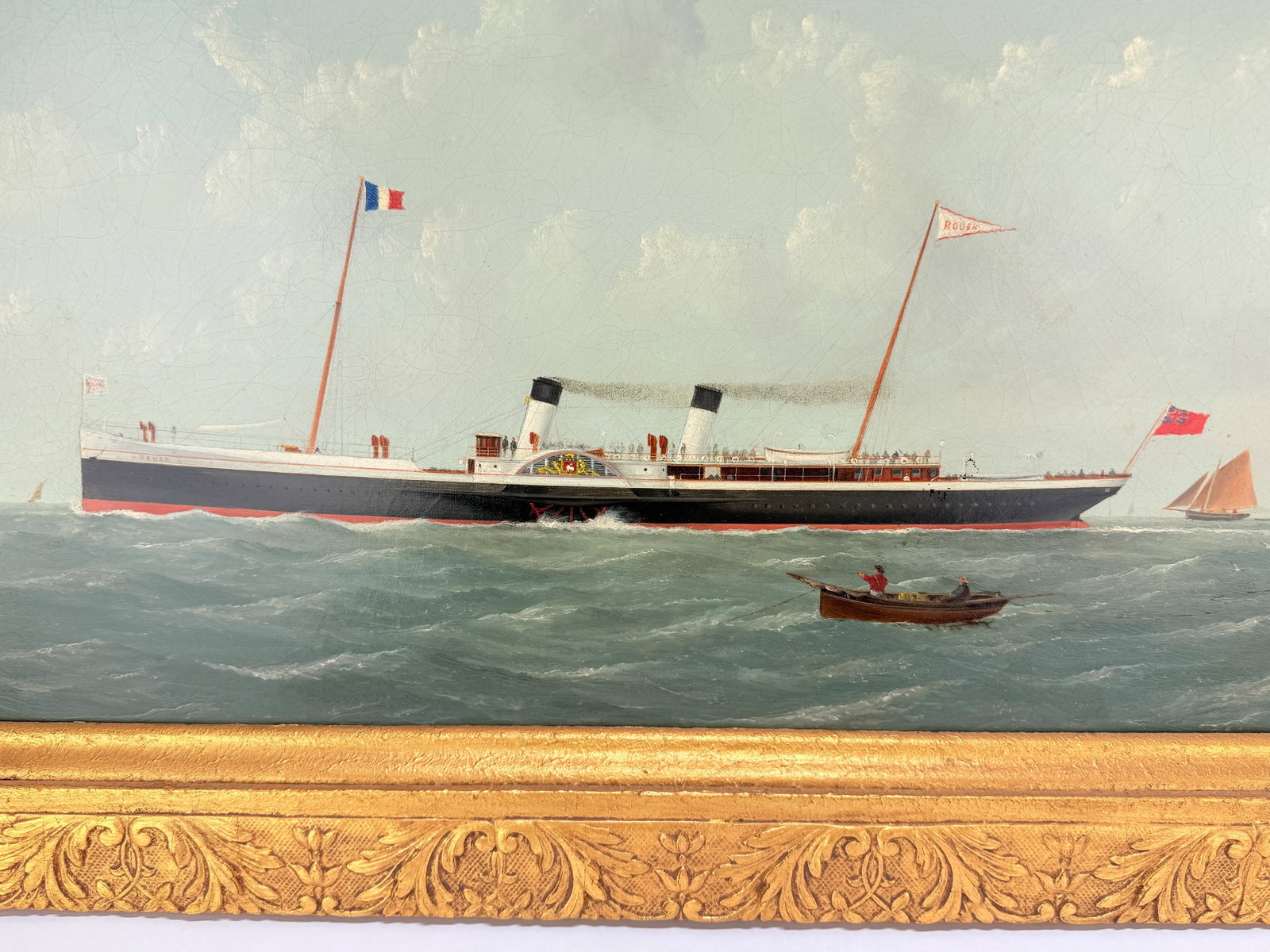 George Mears (British, Active 1860-1895) Portrait of the Steamship "Rouen", 1888 - 6