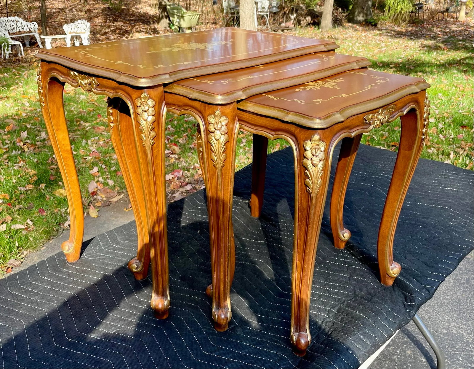 Meroni Francesco E Figli Vintage Nesting Tables - 2
