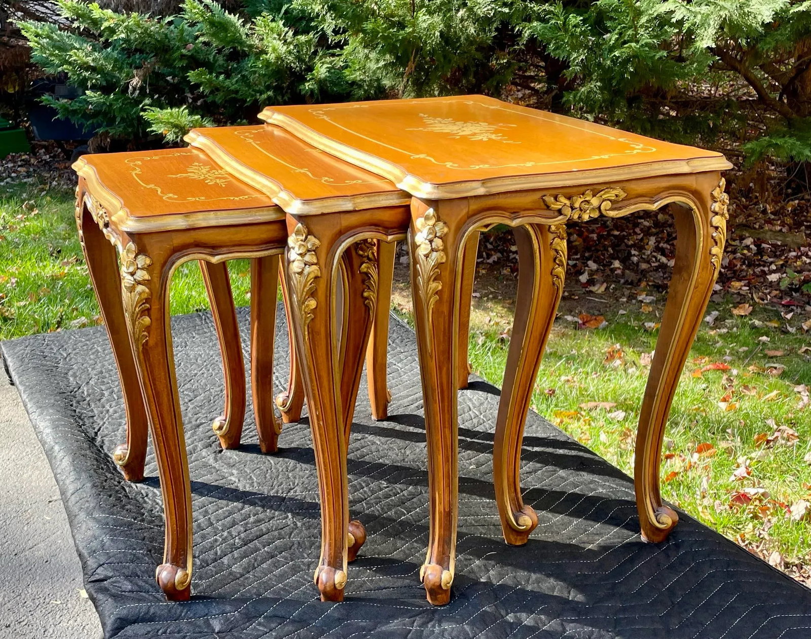 Meroni Francesco E Figli Vintage Nesting Tables - 3