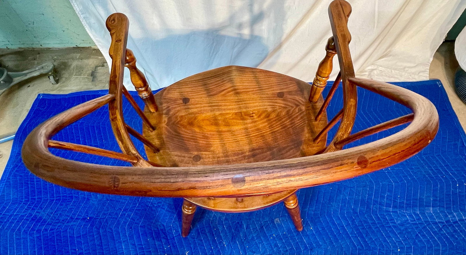 1980s Fredrick Duckloe Sack Back Windsor Chairs, a Pair - 10
