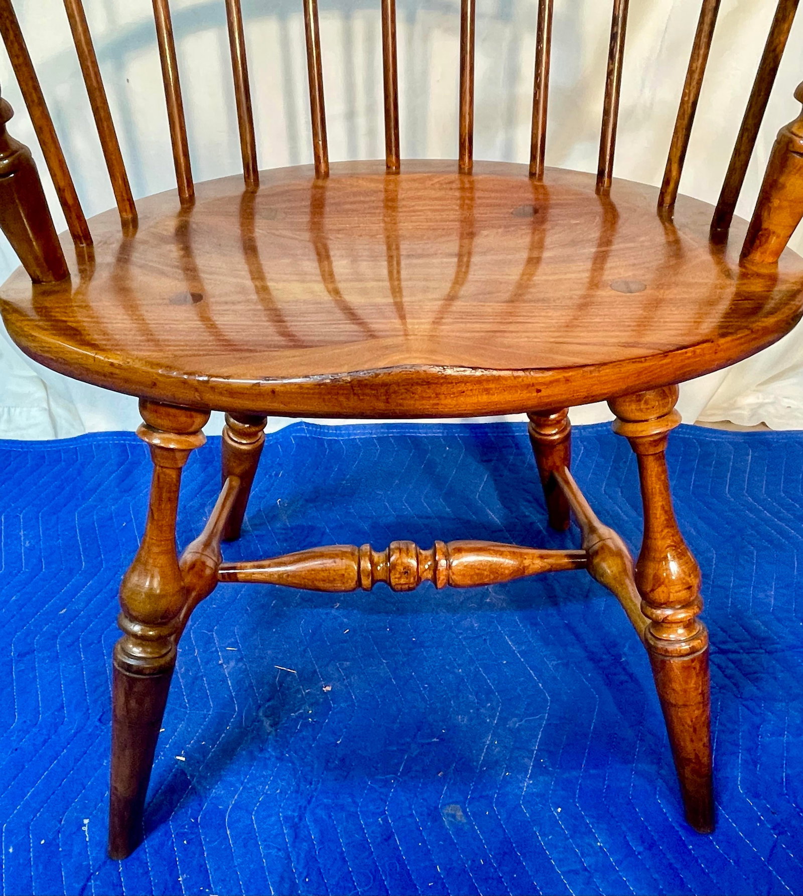1980s Fredrick Duckloe Sack Back Windsor Chairs, a Pair - 8