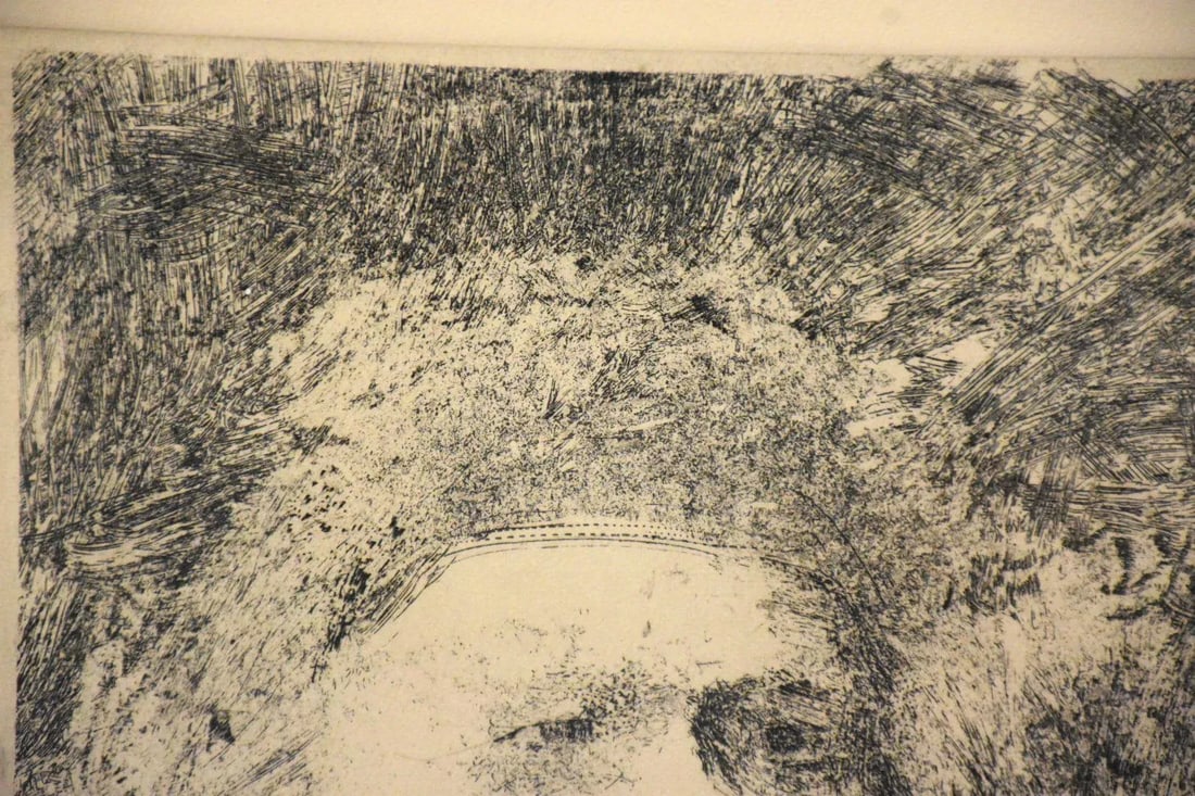 1967 Portrait Etching of Rembrandt by Joel Iskowity Titled "Homage to Rembrandt" - 4