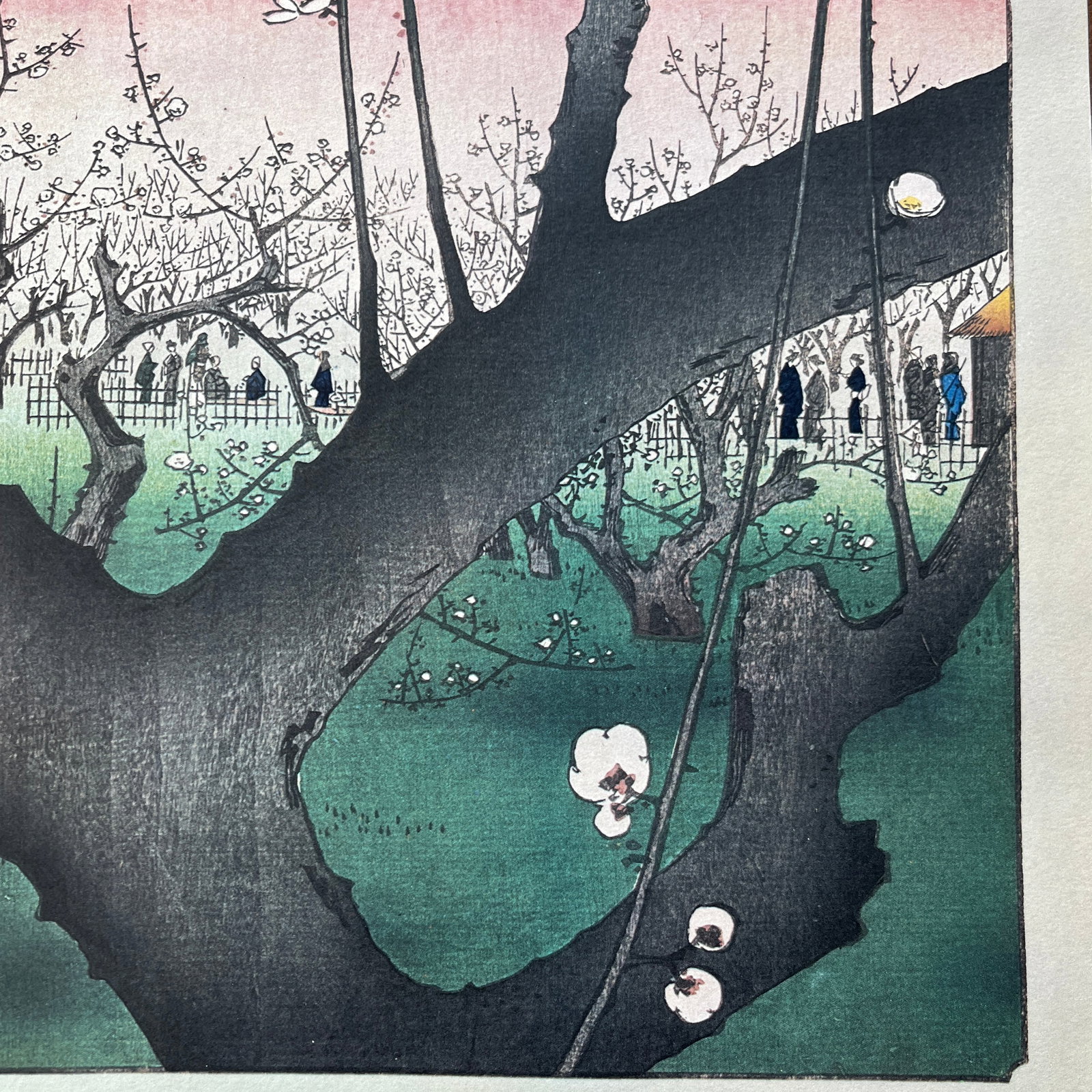 Hiroshige: Plum Estate, Kameido - High-Quality Woodblock Reproduction - 4