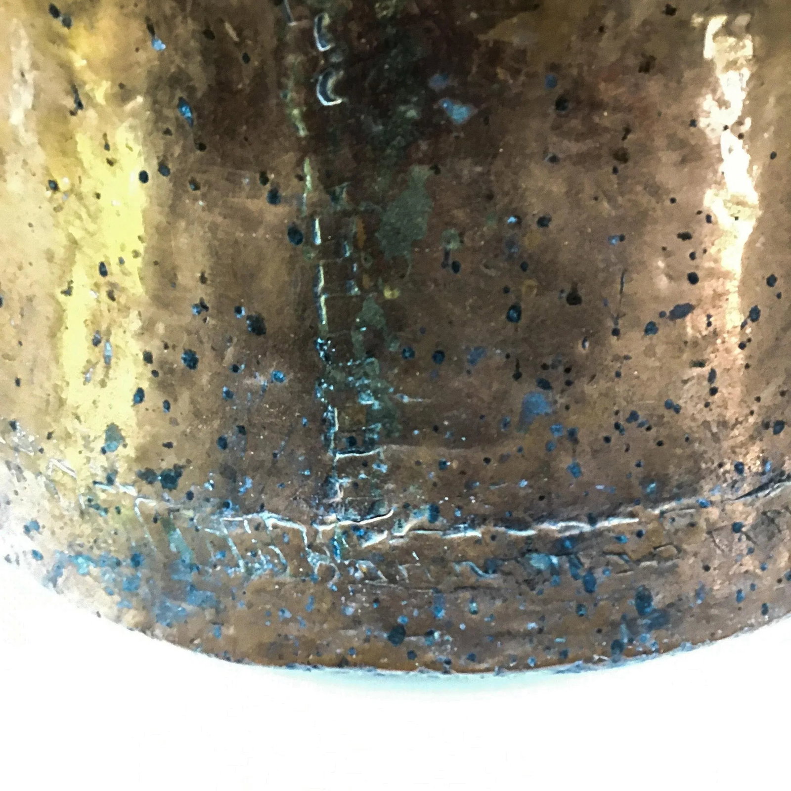 Antique French Copper & Brass Kettle or Chimney Pot - 7