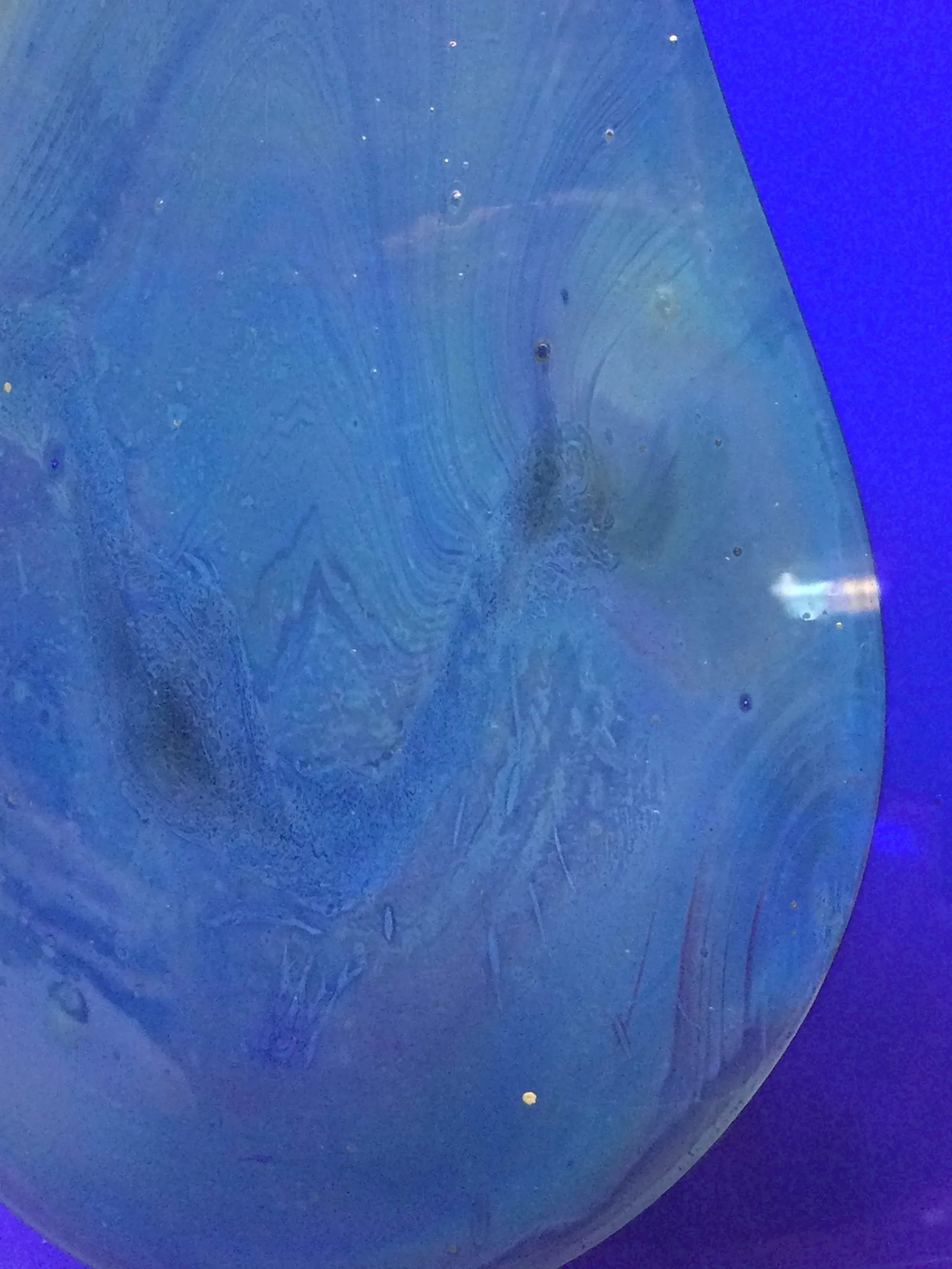 1970's Harkness Hand Blown Cobalt Blue Glass Vase - 10