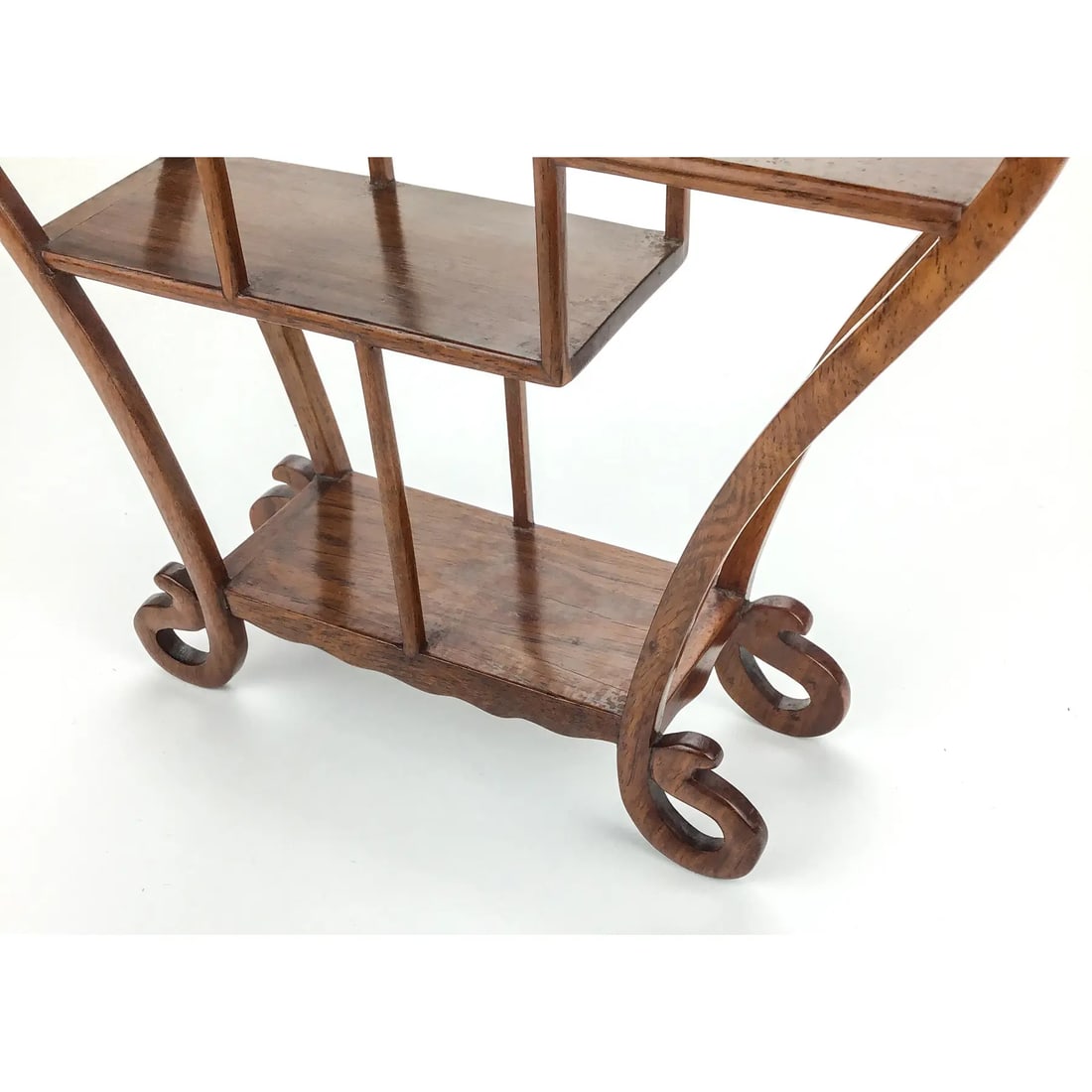 Tabletop Chinese Rosewood Etagere Display - 2