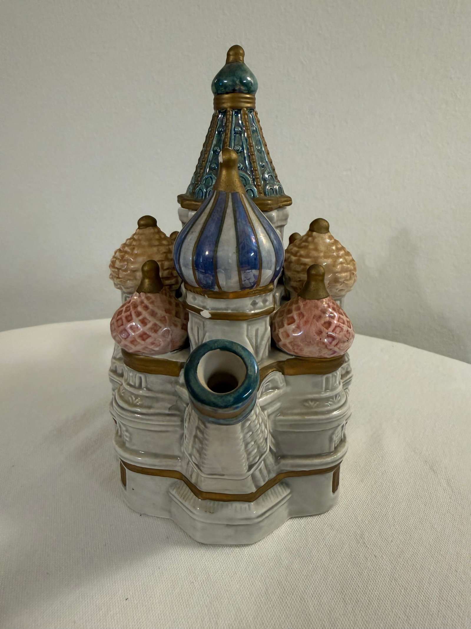 1990s Fitz and Floyd Taj Mahal / St. Basil Cathedral Figural Teapot - Architectural Collectible - 5