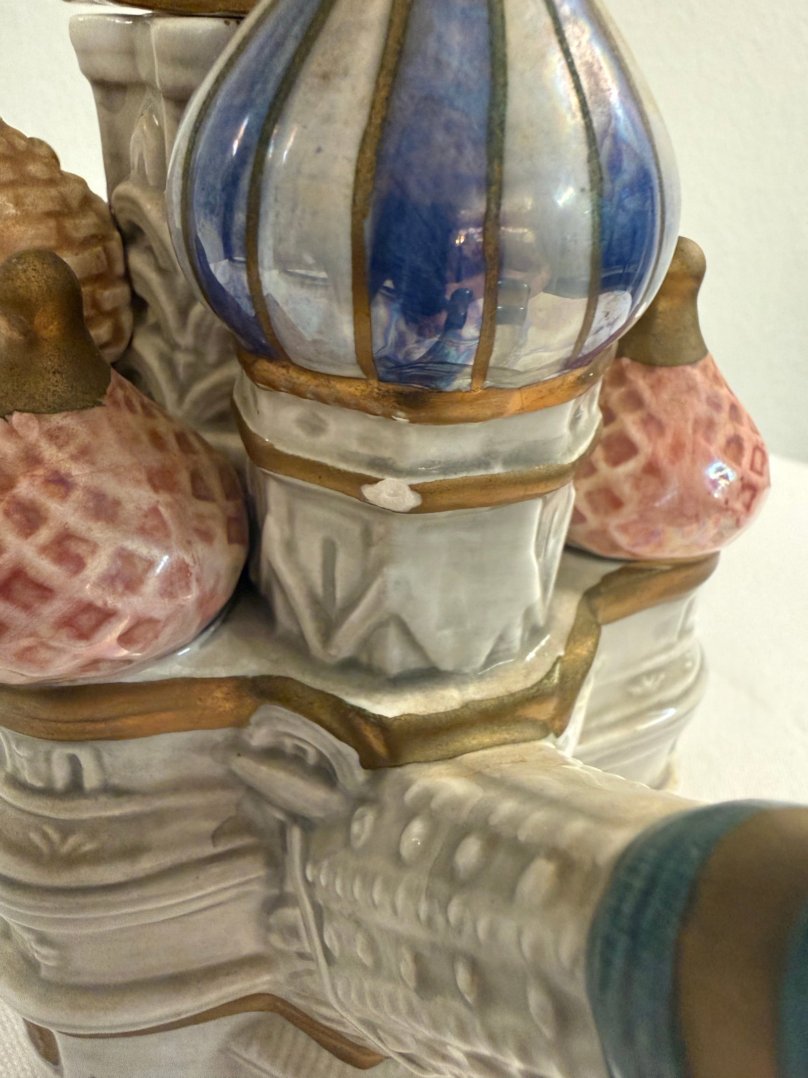 1990s Fitz and Floyd Taj Mahal / St. Basil Cathedral Figural Teapot - Architectural Collectible - 6