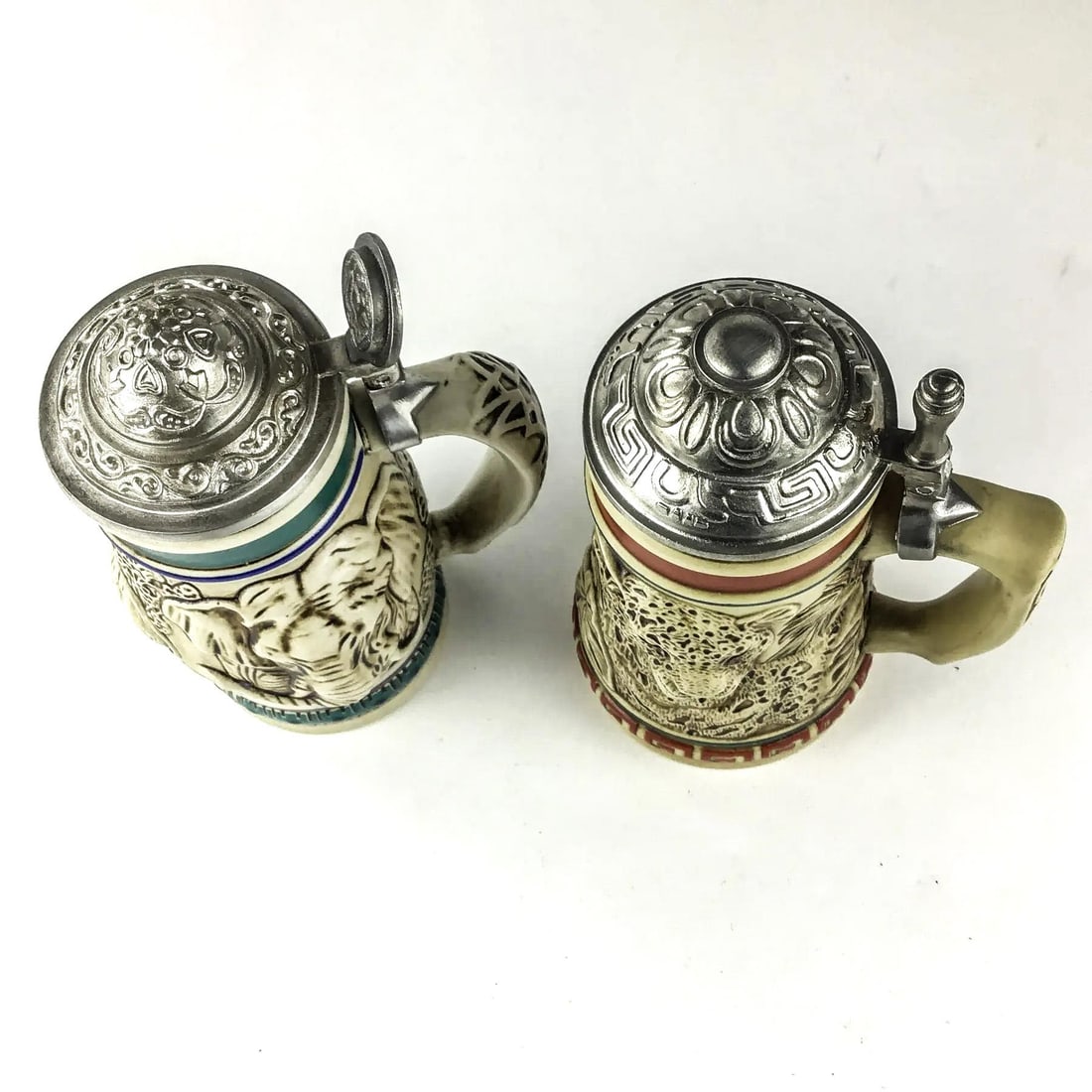 Ceramarte Brazil Beer Steins by Avon - A Pair - 4