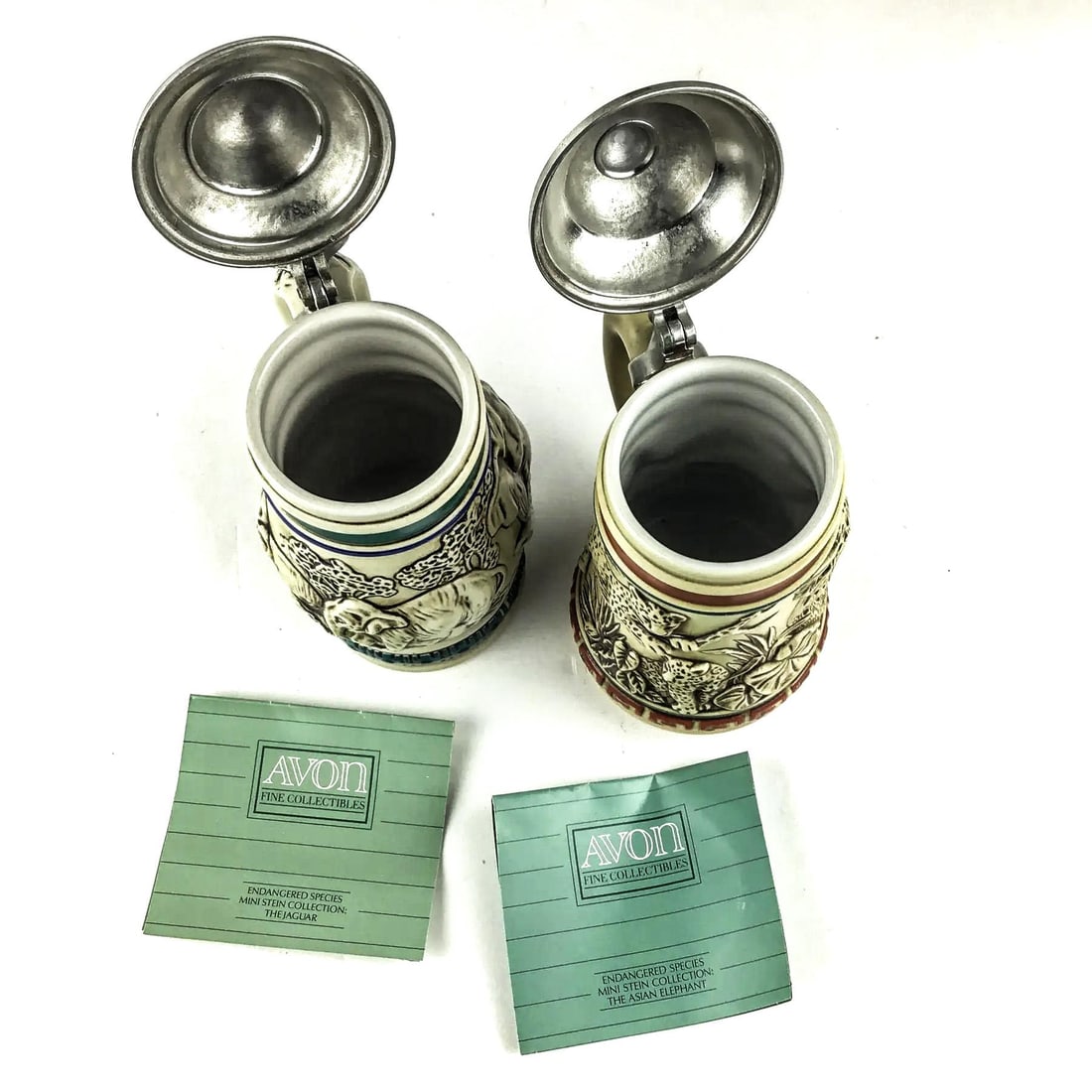 Ceramarte Brazil Beer Steins by Avon - A Pair - 5