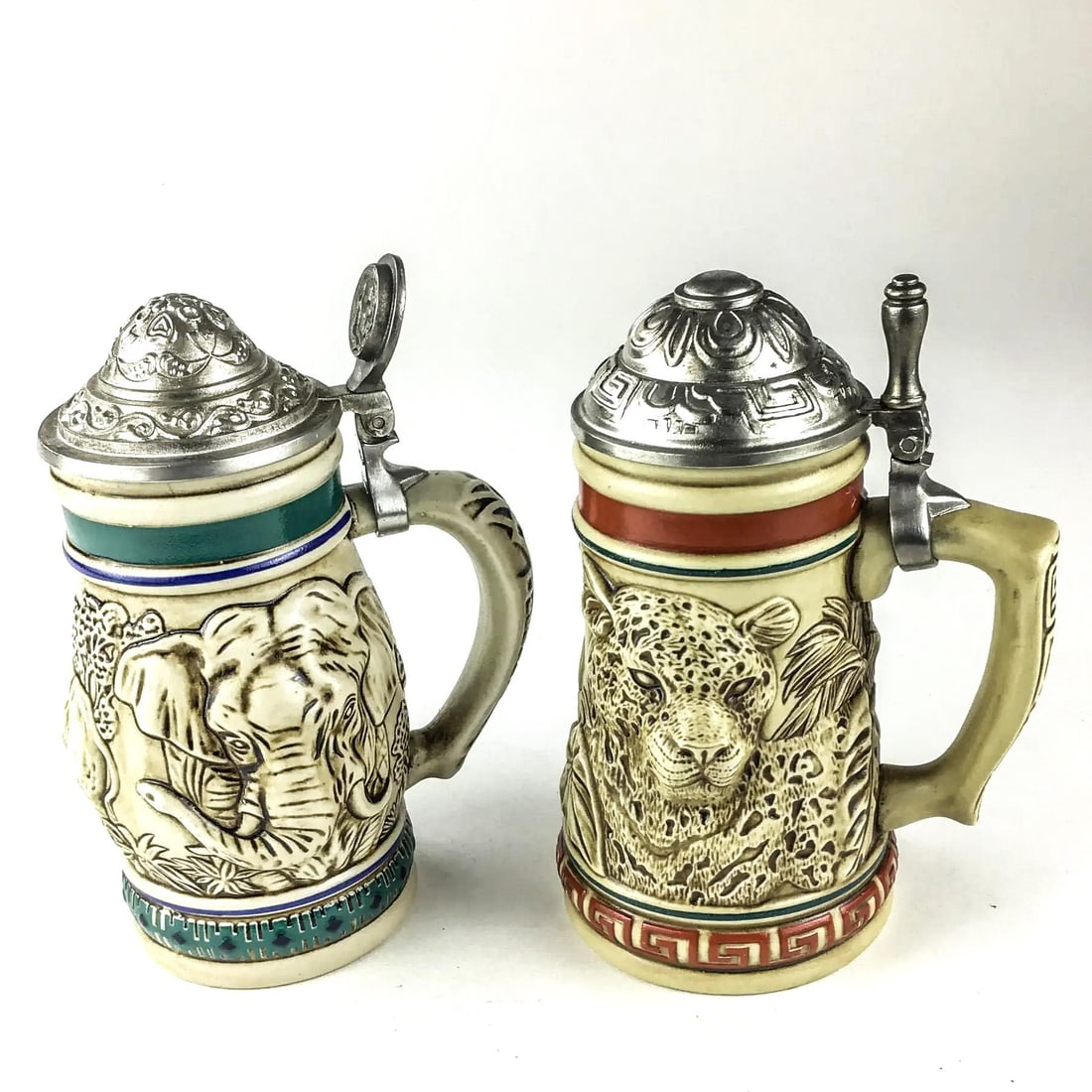 Ceramarte Brazil Beer Steins by Avon - A Pair - 7