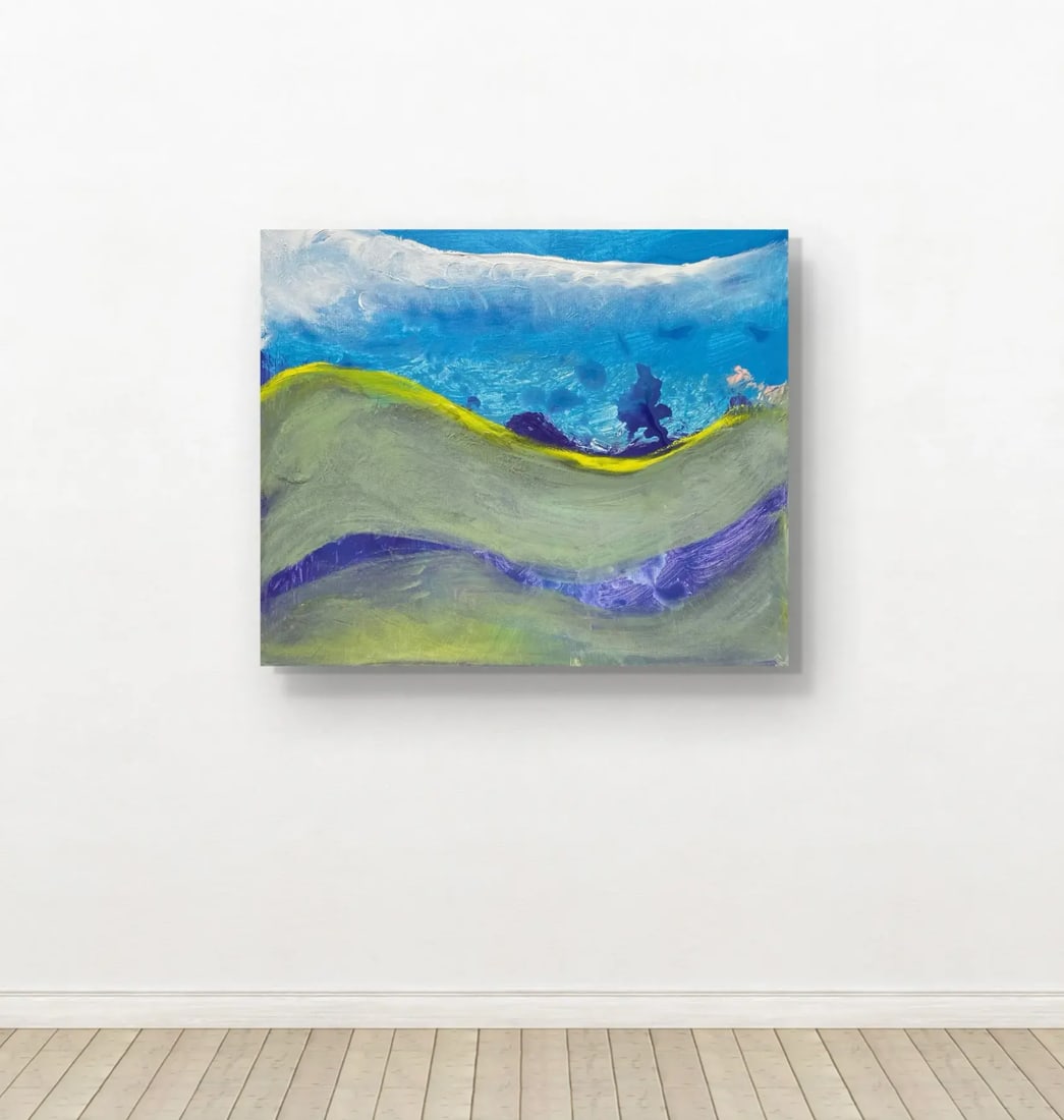 Matthew Izzo Oil Painting on Canvas Titled "The Hills" - 2