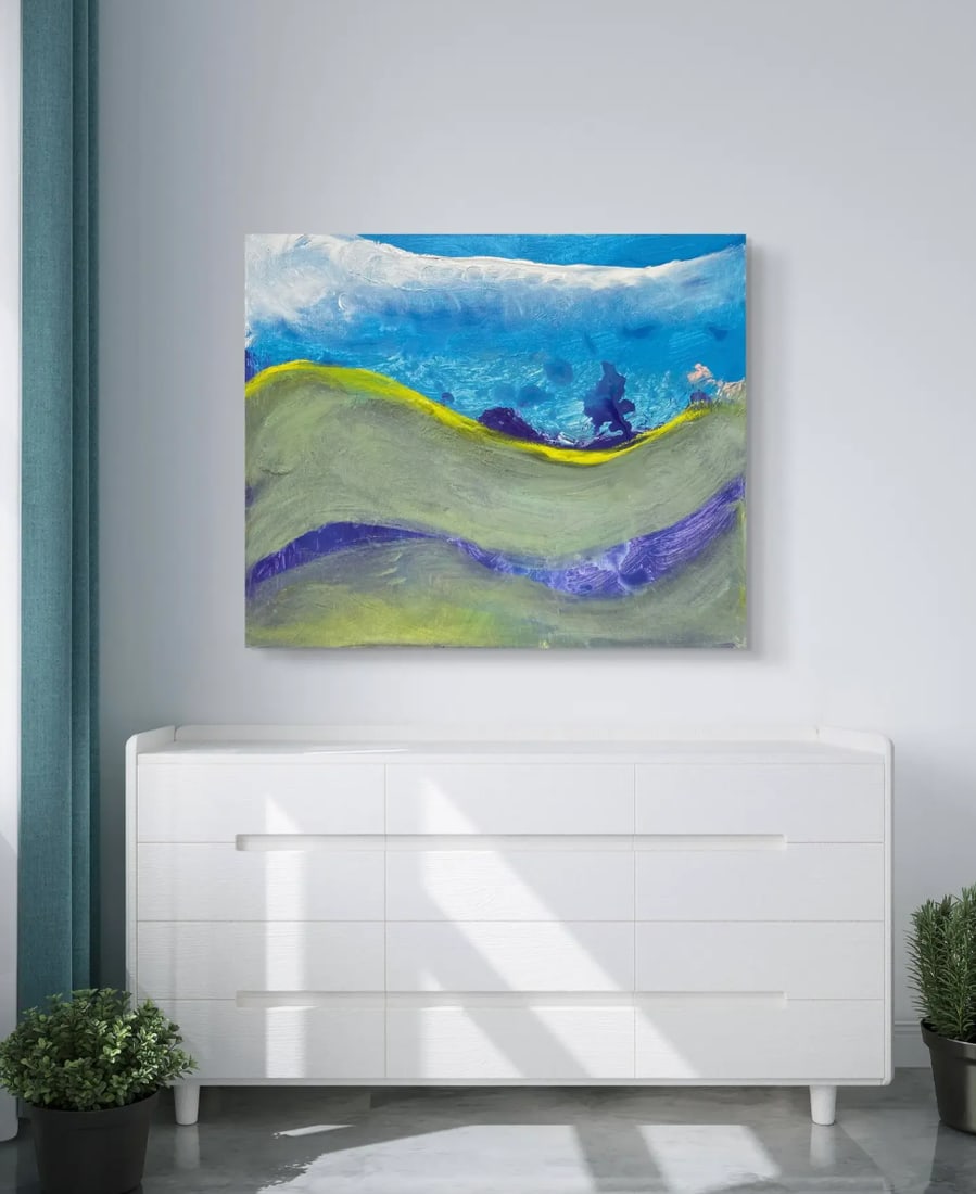 Matthew Izzo Oil Painting on Canvas Titled "The Hills" - 3