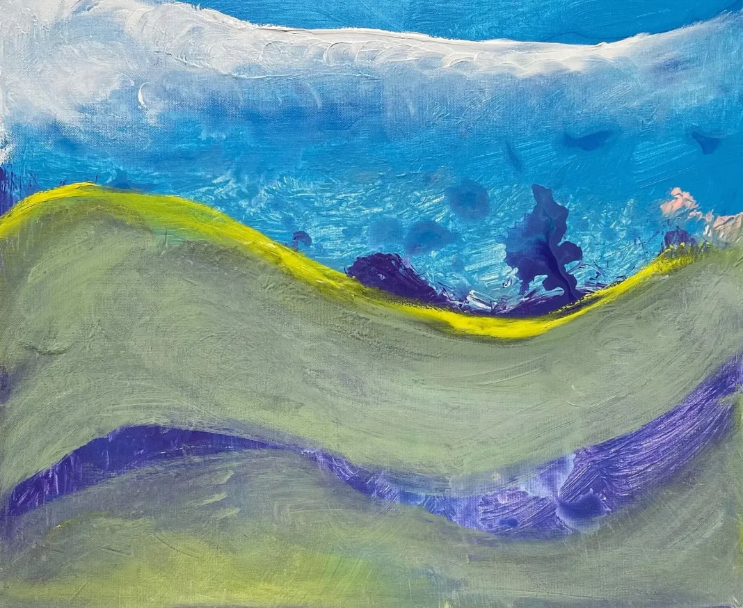 Matthew Izzo Oil Painting on Canvas Titled "The Hills" - 4