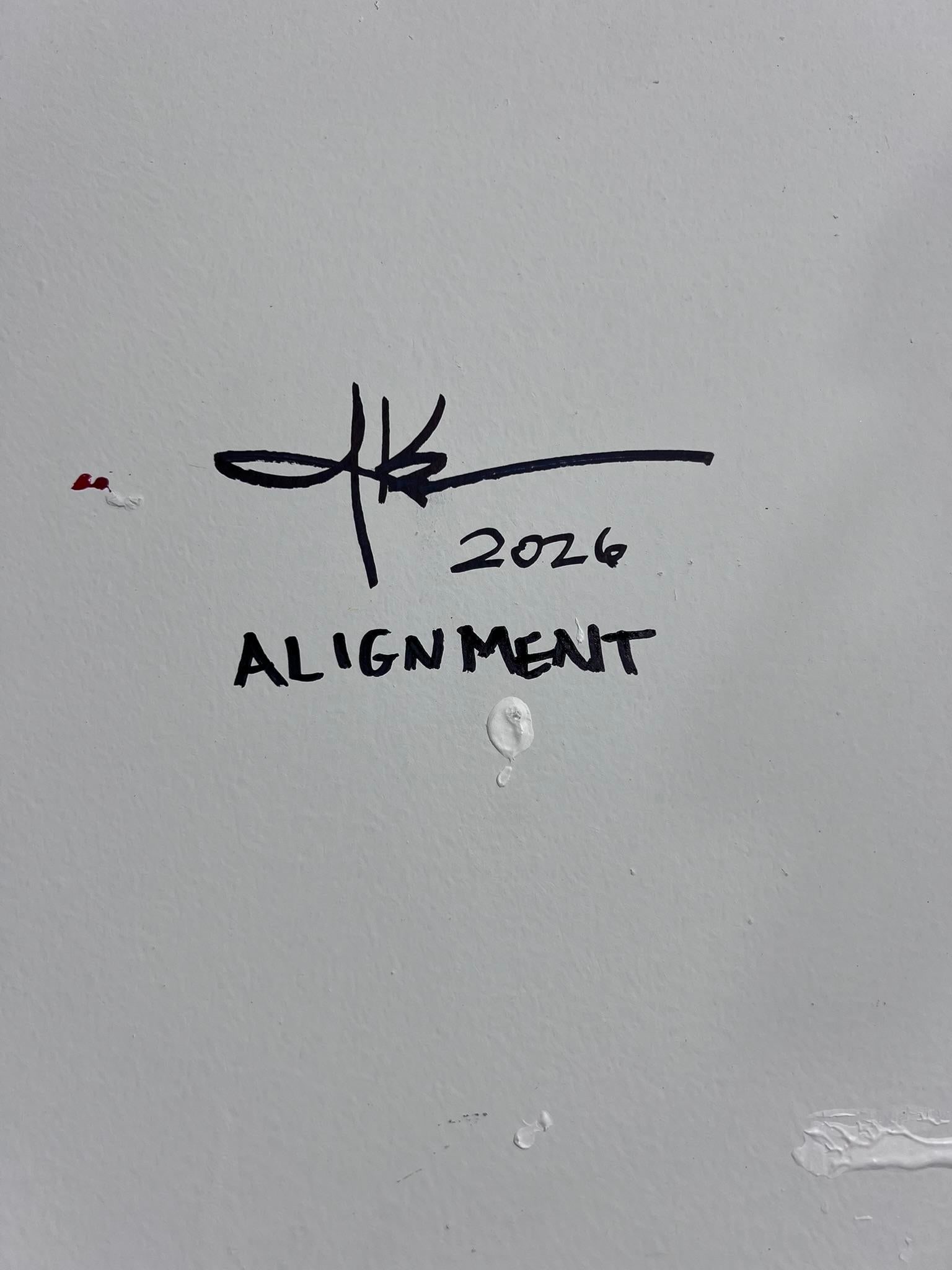 Alignment - Original Abstract Painting by J. Kent Martin - 9