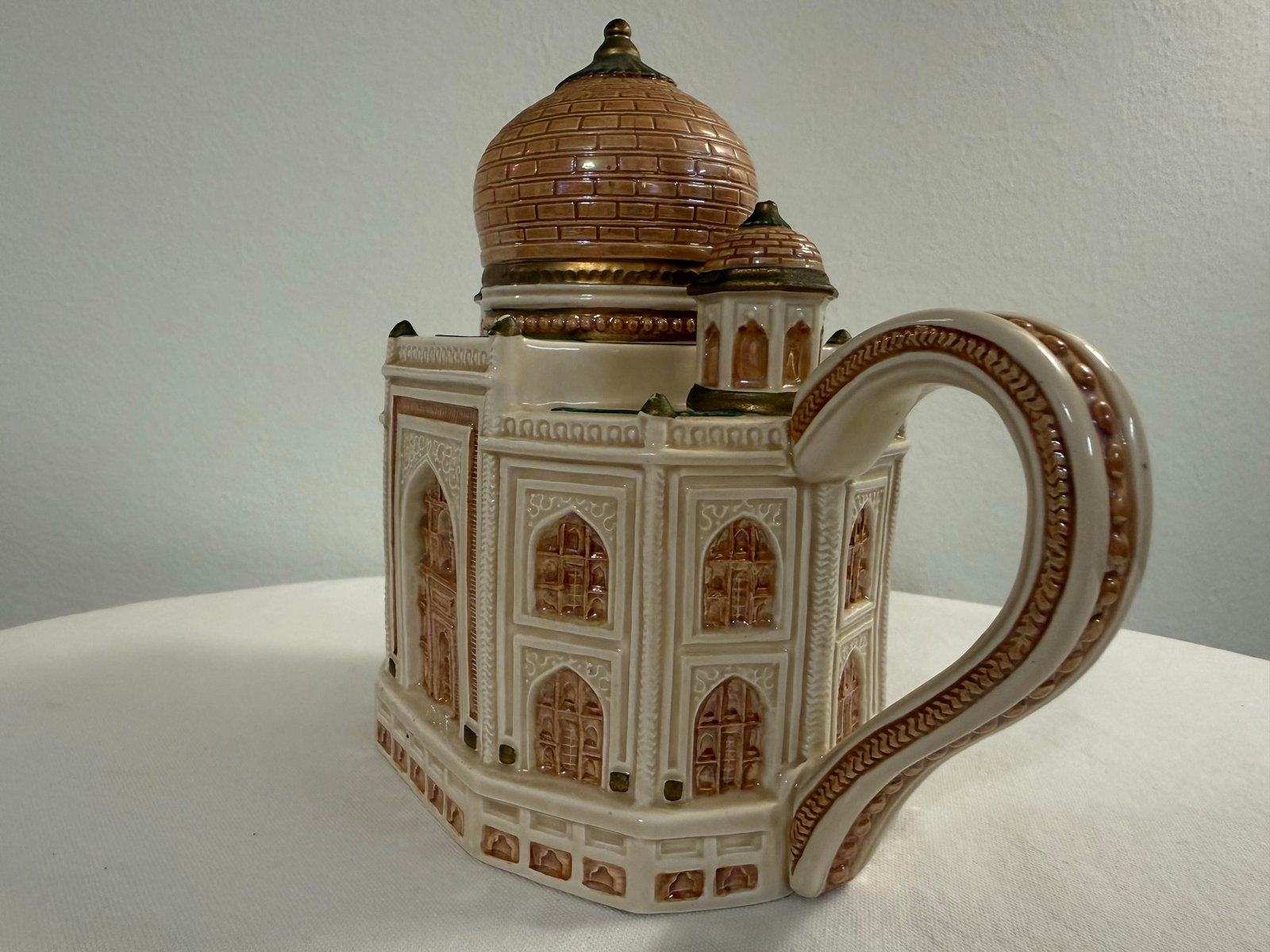 1990s Fitz & Floyd- The Taj Mahal Teapot, Part of the Famous Landmarks Around the World / Special Te - 2