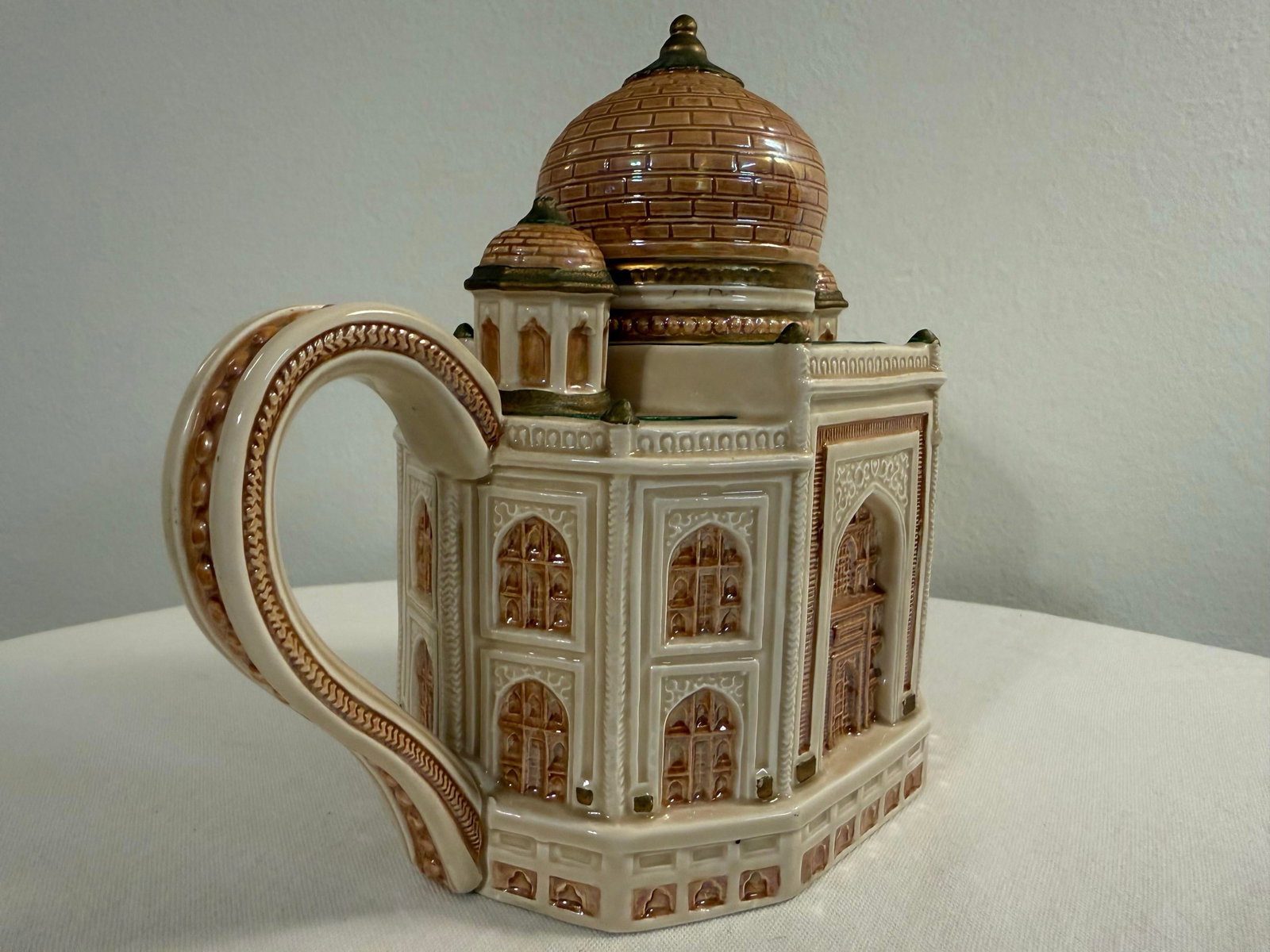 1990s Fitz & Floyd- The Taj Mahal Teapot, Part of the Famous Landmarks Around the World / Special Te - 3