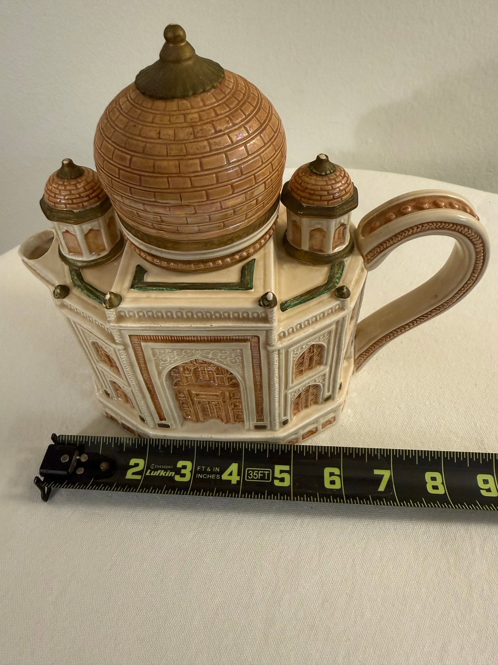 1990s Fitz & Floyd- The Taj Mahal Teapot, Part of the Famous Landmarks Around the World / Special Te - 5