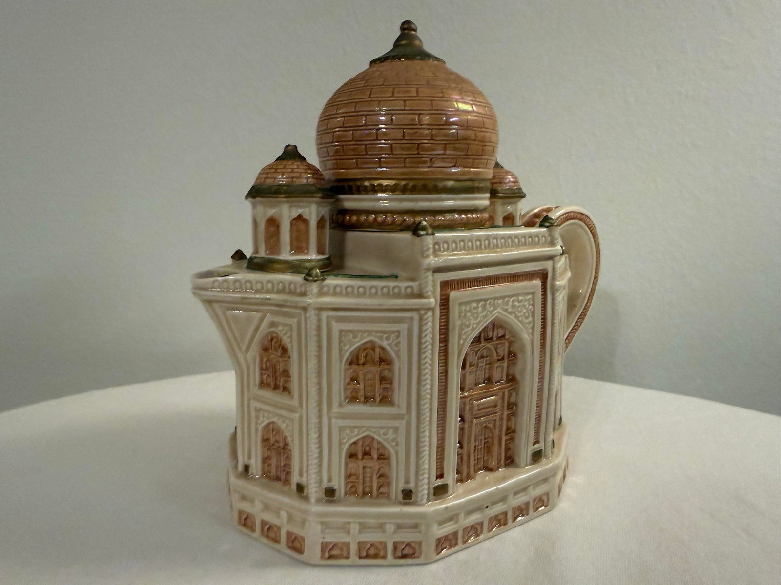 1990s Fitz & Floyd- The Taj Mahal Teapot, Part of the Famous Landmarks Around the World / Special Te - 7