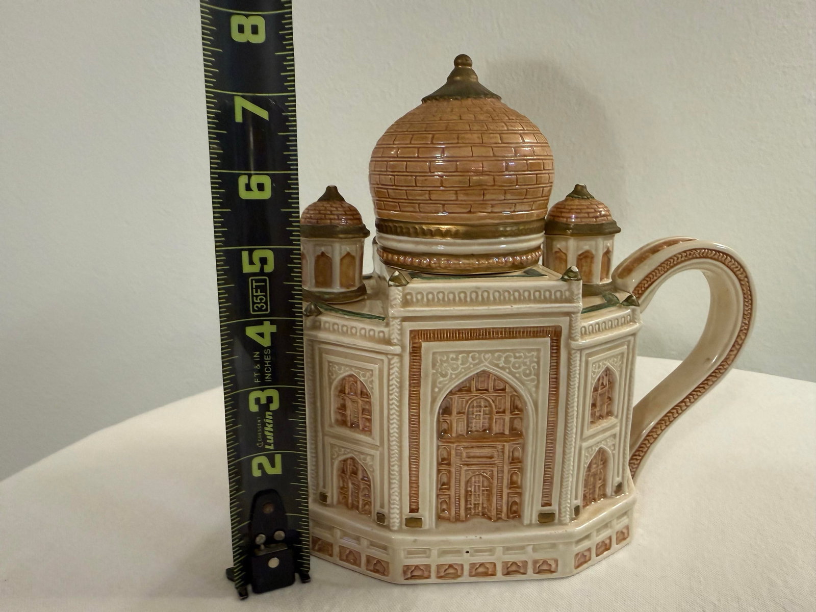 1990s Fitz & Floyd- The Taj Mahal Teapot, Part of the Famous Landmarks Around the World / Special Te - 8