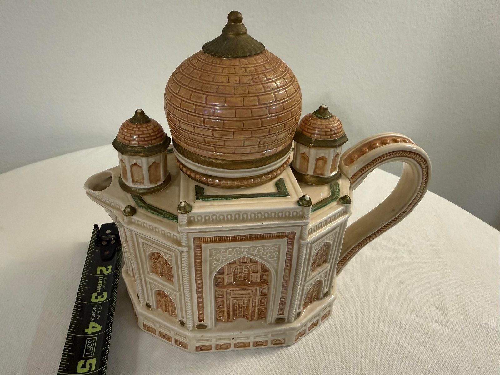 1990s Fitz & Floyd- The Taj Mahal Teapot, Part of the Famous Landmarks Around the World / Special Te - 9