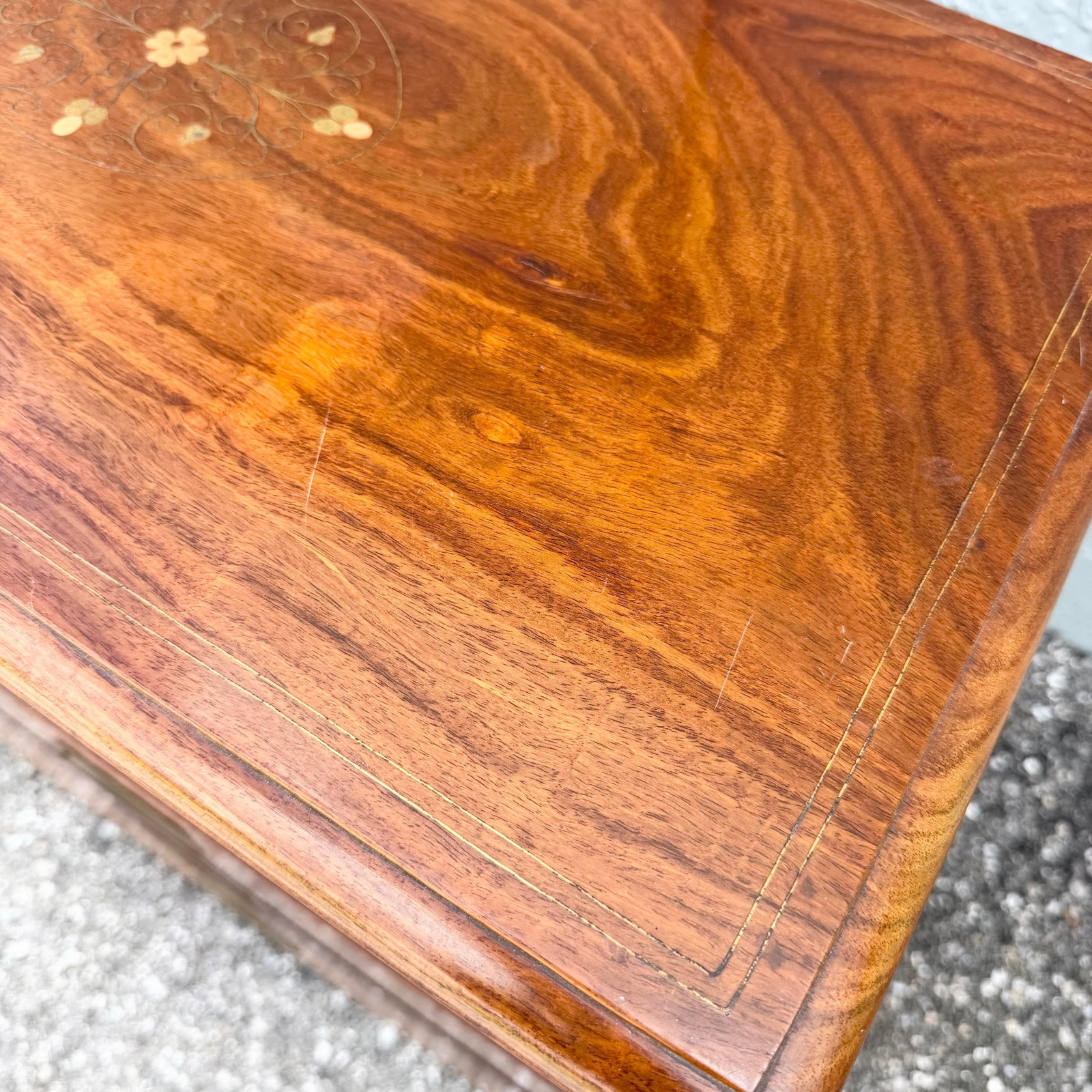Vintage Italian Style Wooden Jewelry/Silverware Chest - 6