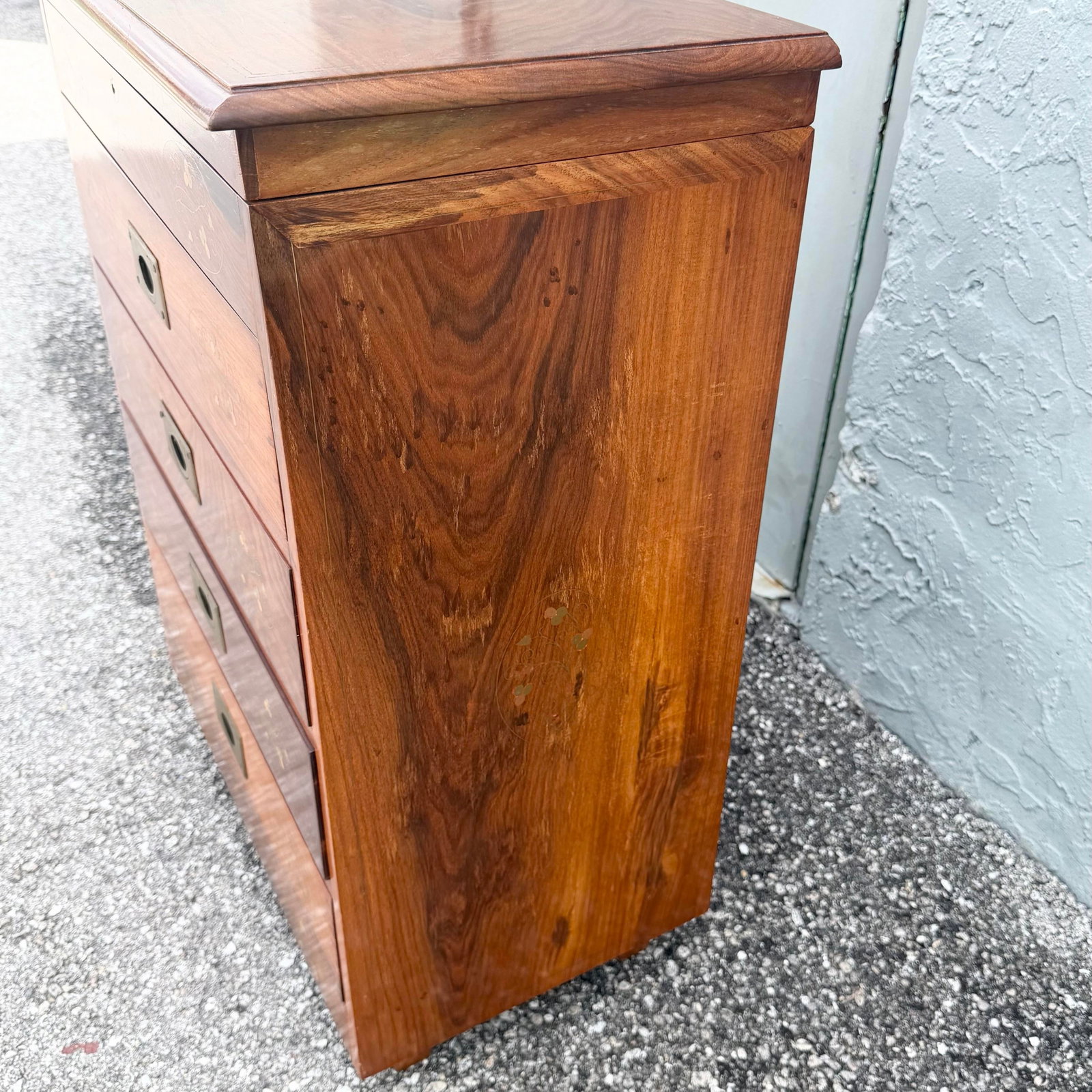 Vintage Italian Style Wooden Jewelry/Silverware Chest - 8