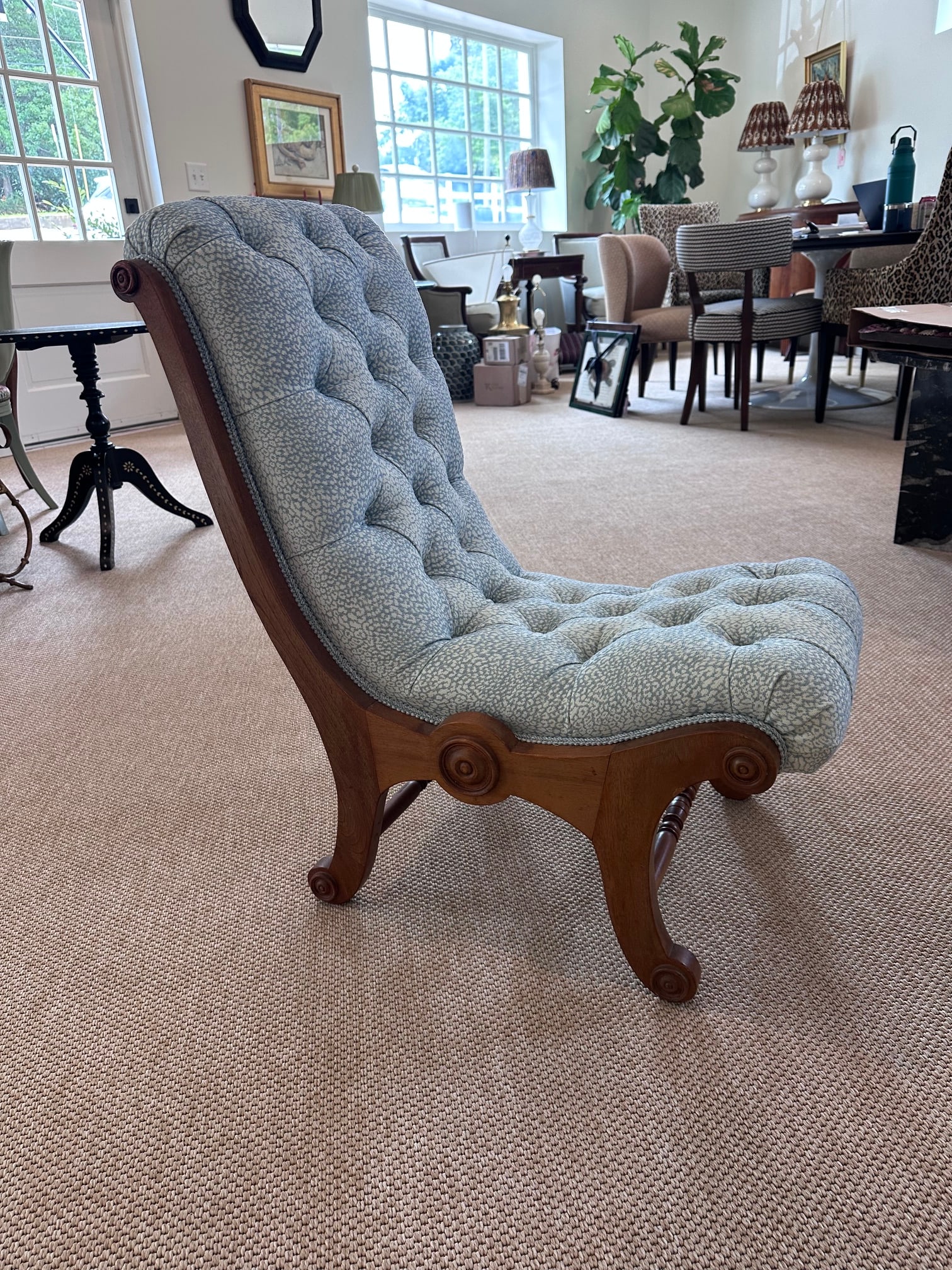 Antique Swedish Occassional Chair - 7