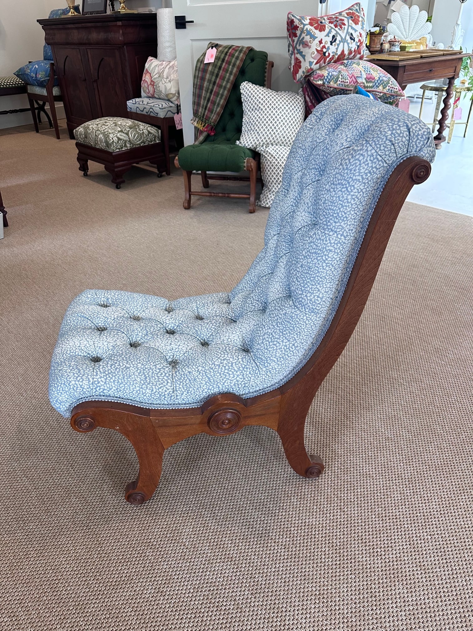 Antique Swedish Occassional Chair - 9