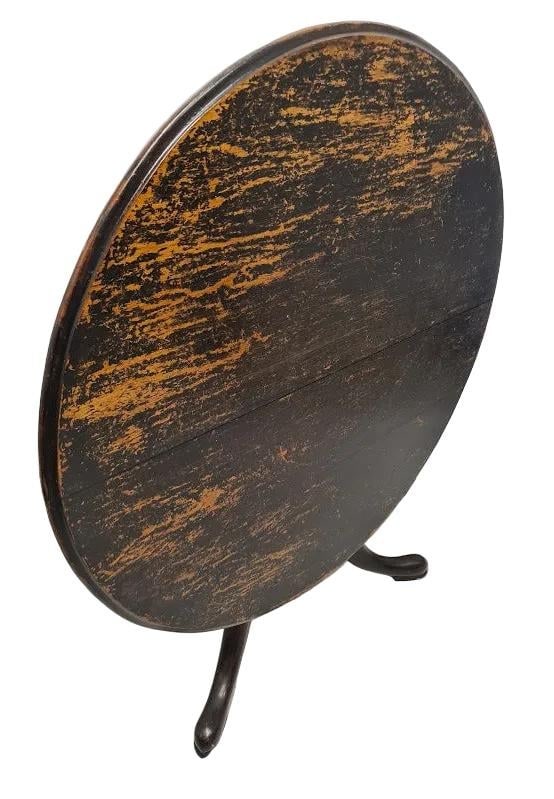 Antique Queen Anne Tilt Top Table, 19th Century - 2